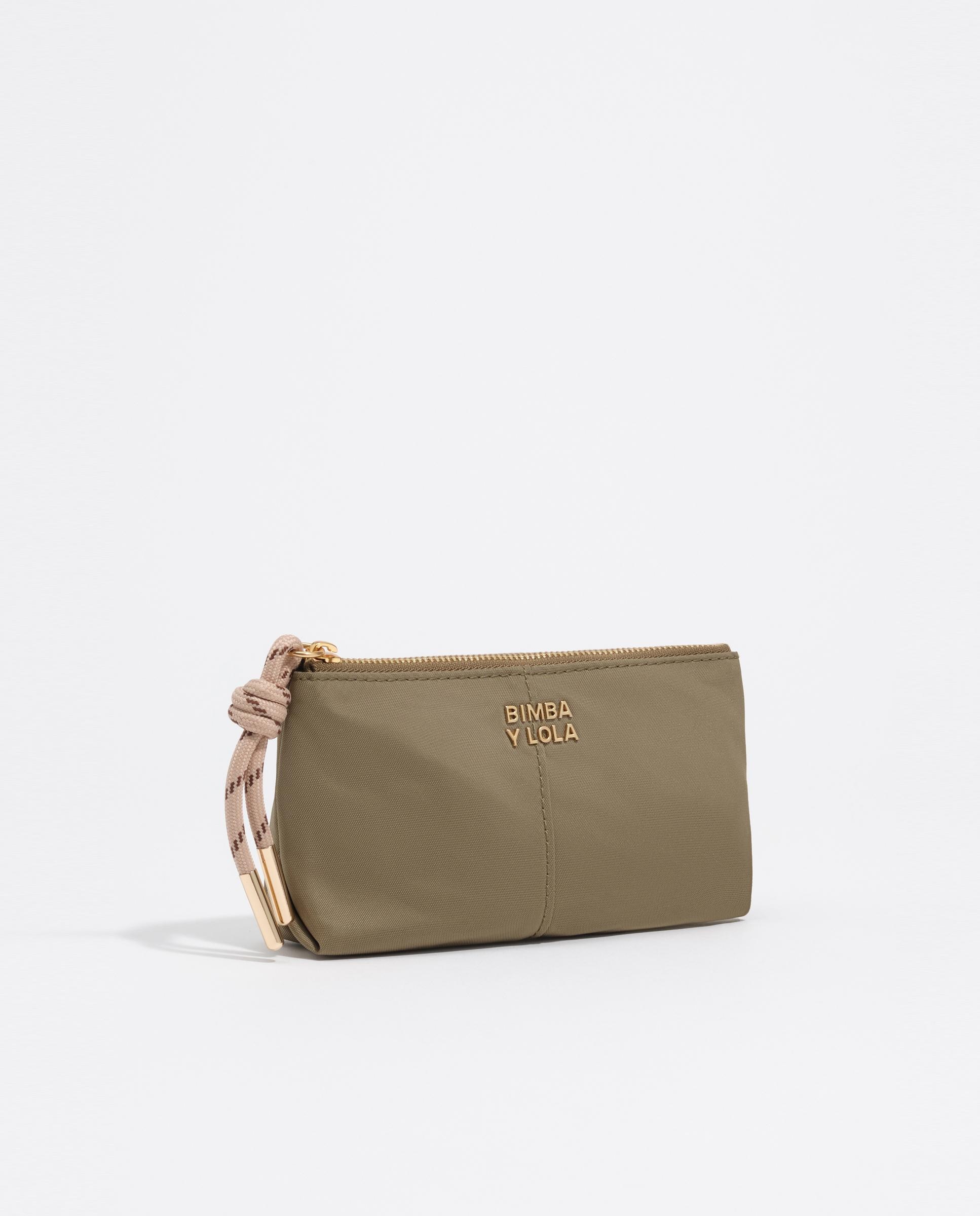 Porta-moedas com Fecho Zip Nylon Verde-5