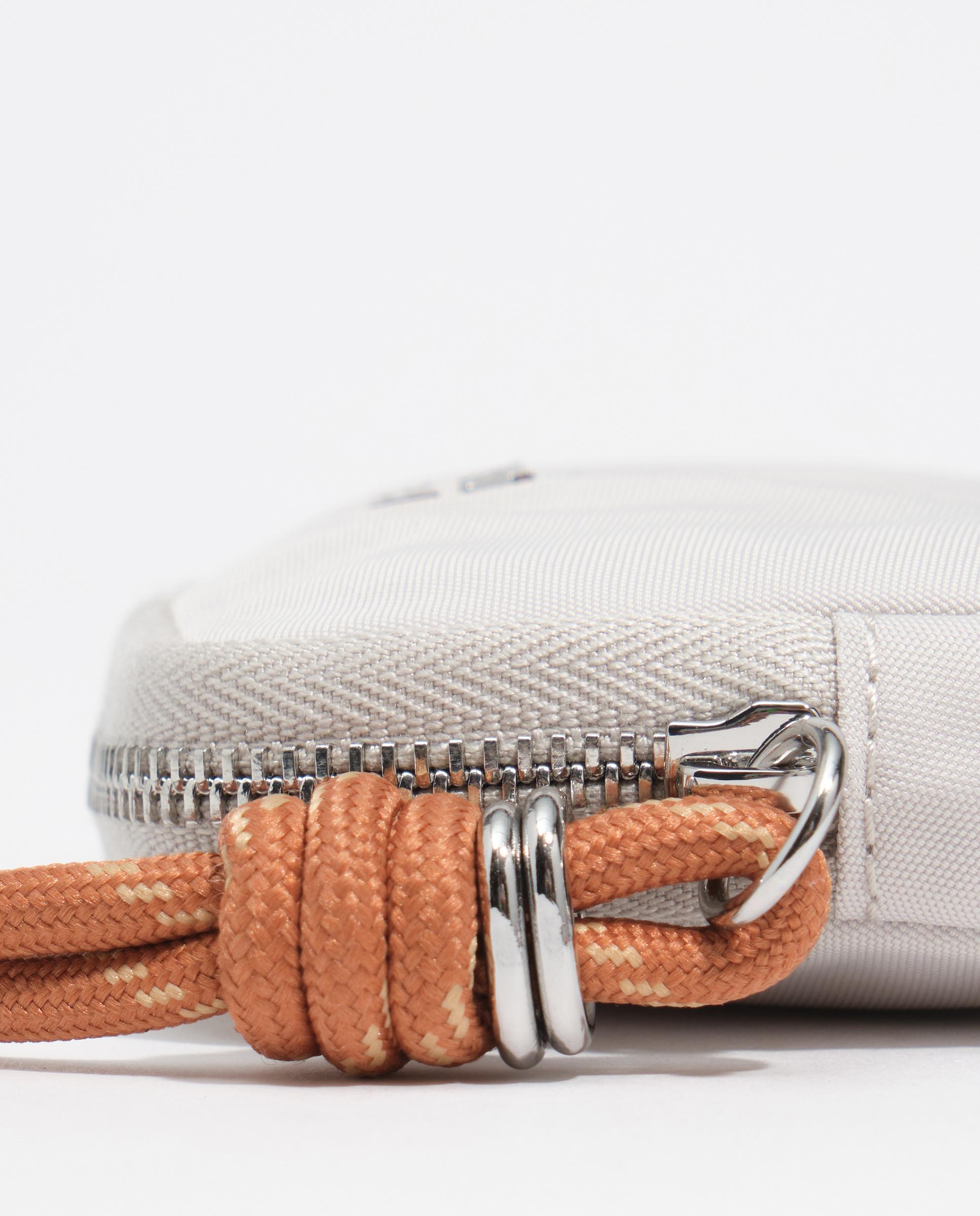 Porta-moedas com Fecho Zip Nylon Areia-2