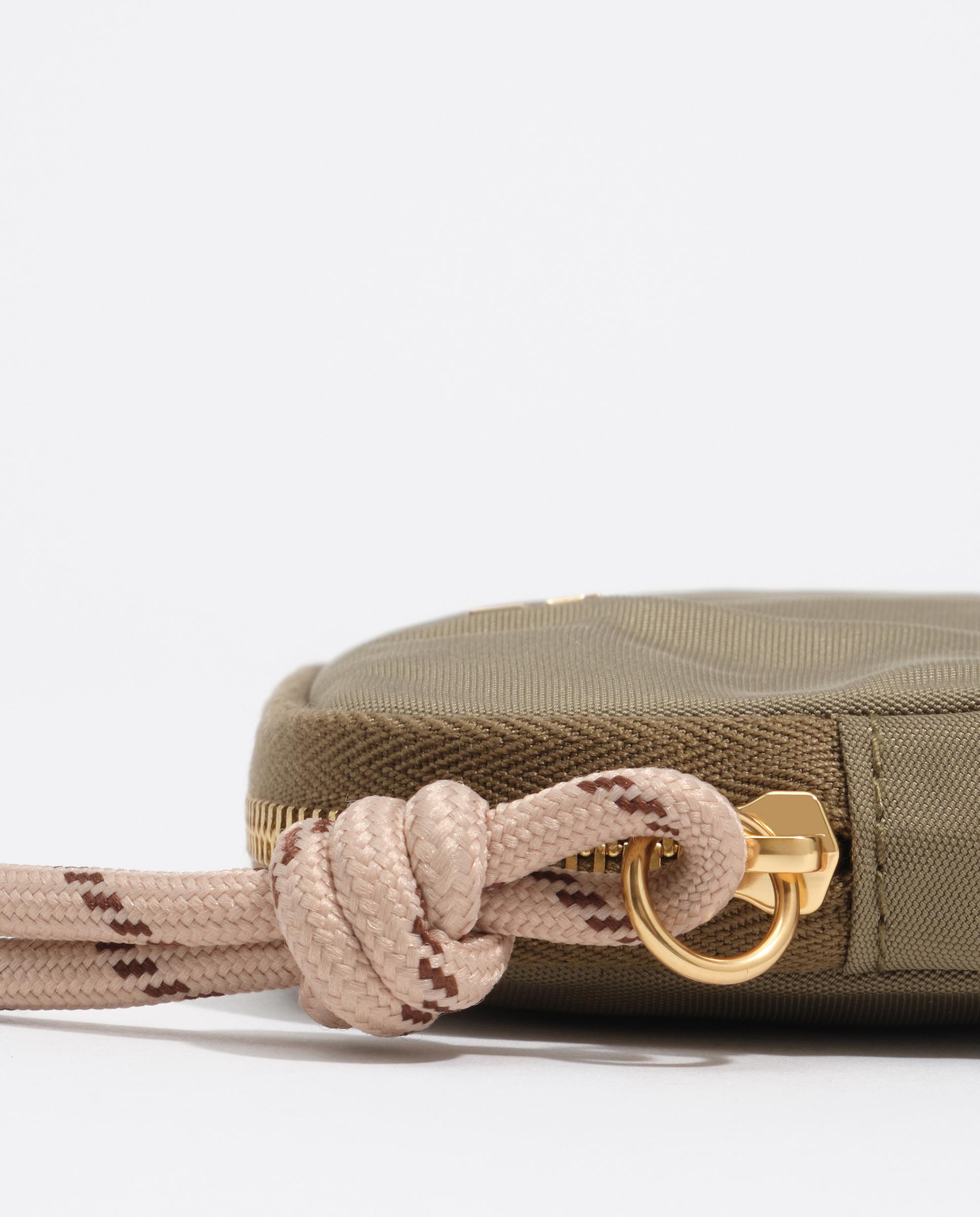 Porta-moedas com Fecho Zip Nylon Verde-2