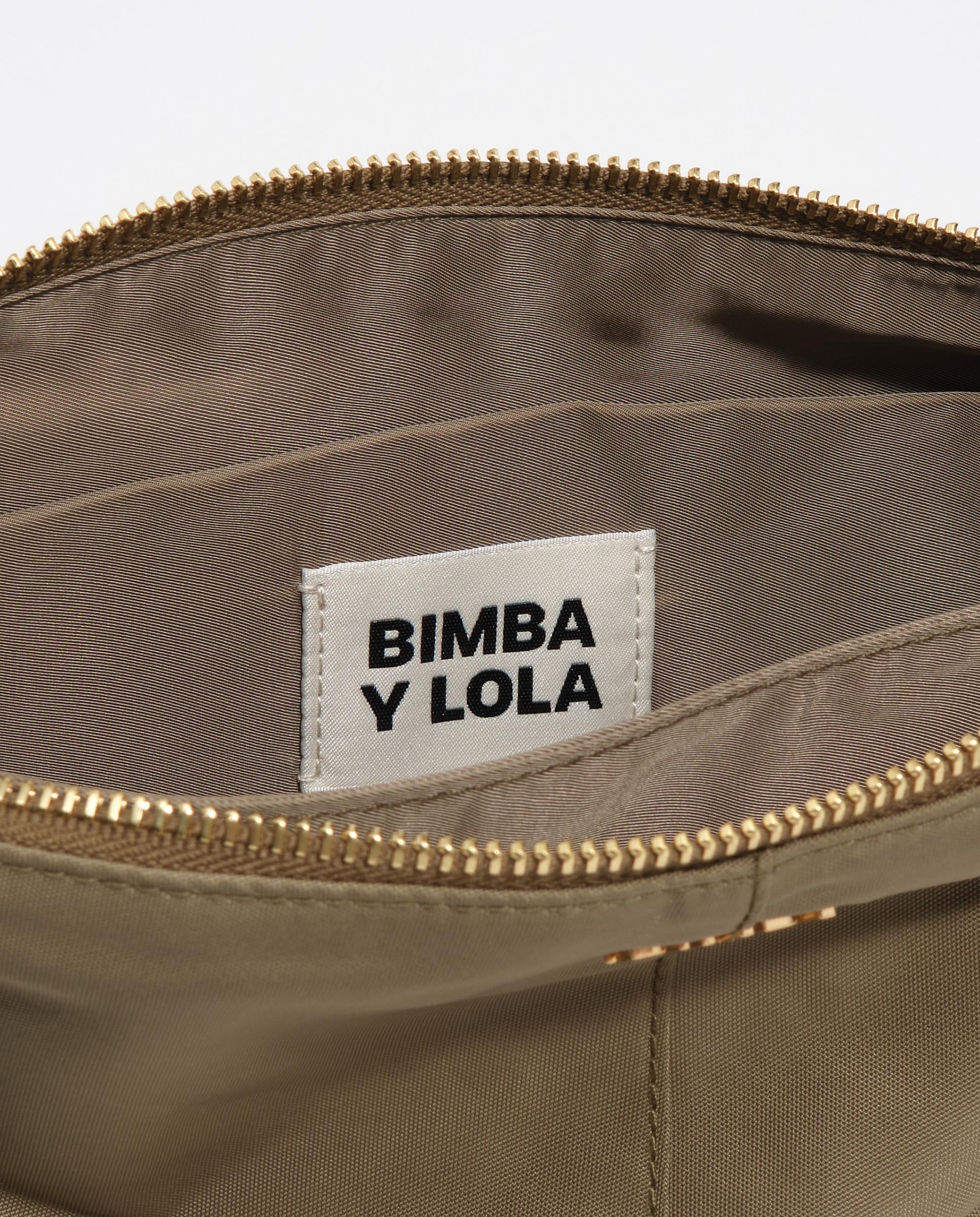 Necessaire Trapézio Grande de Nylon Verde-5
