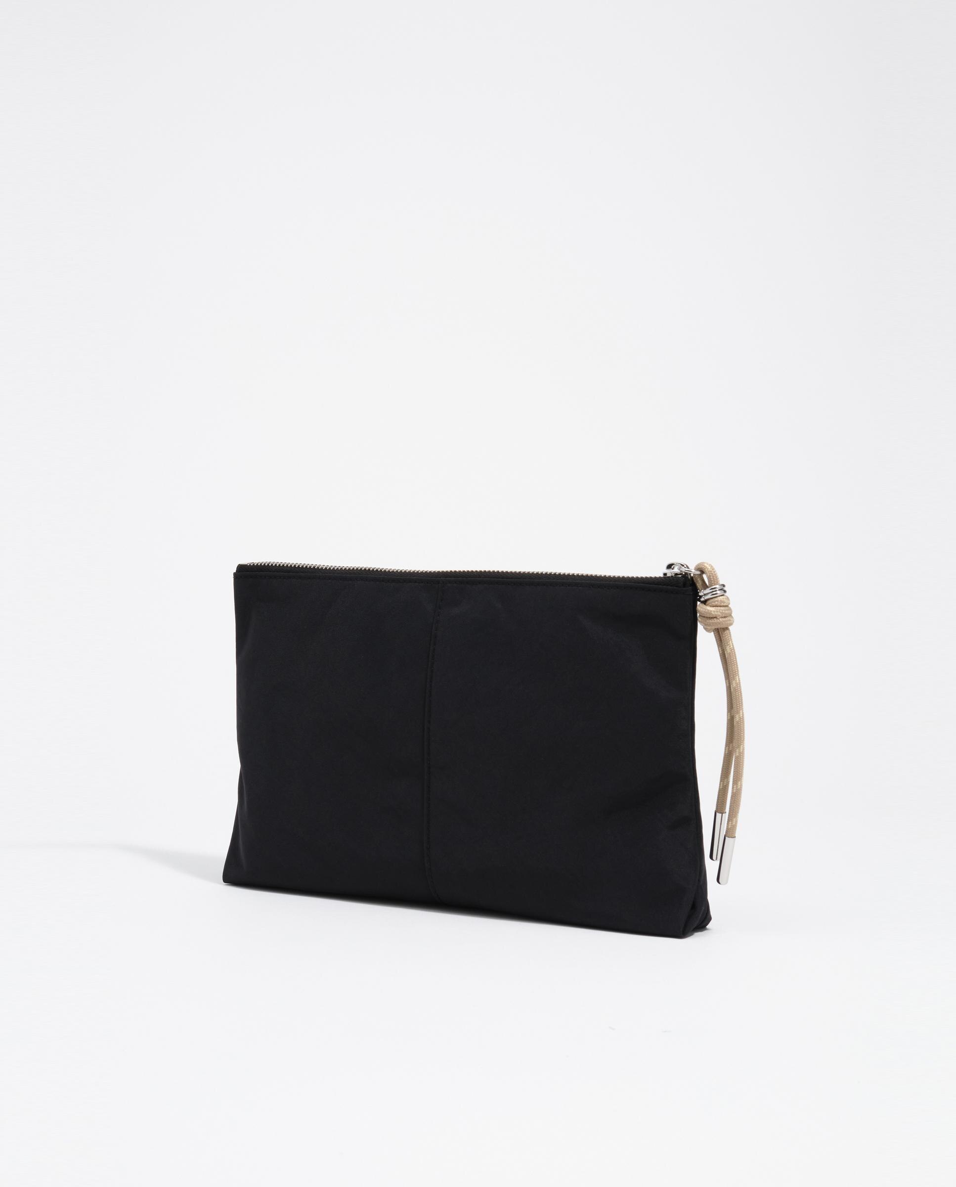 Necessaire Sobre Médio em Nylon Preto-4