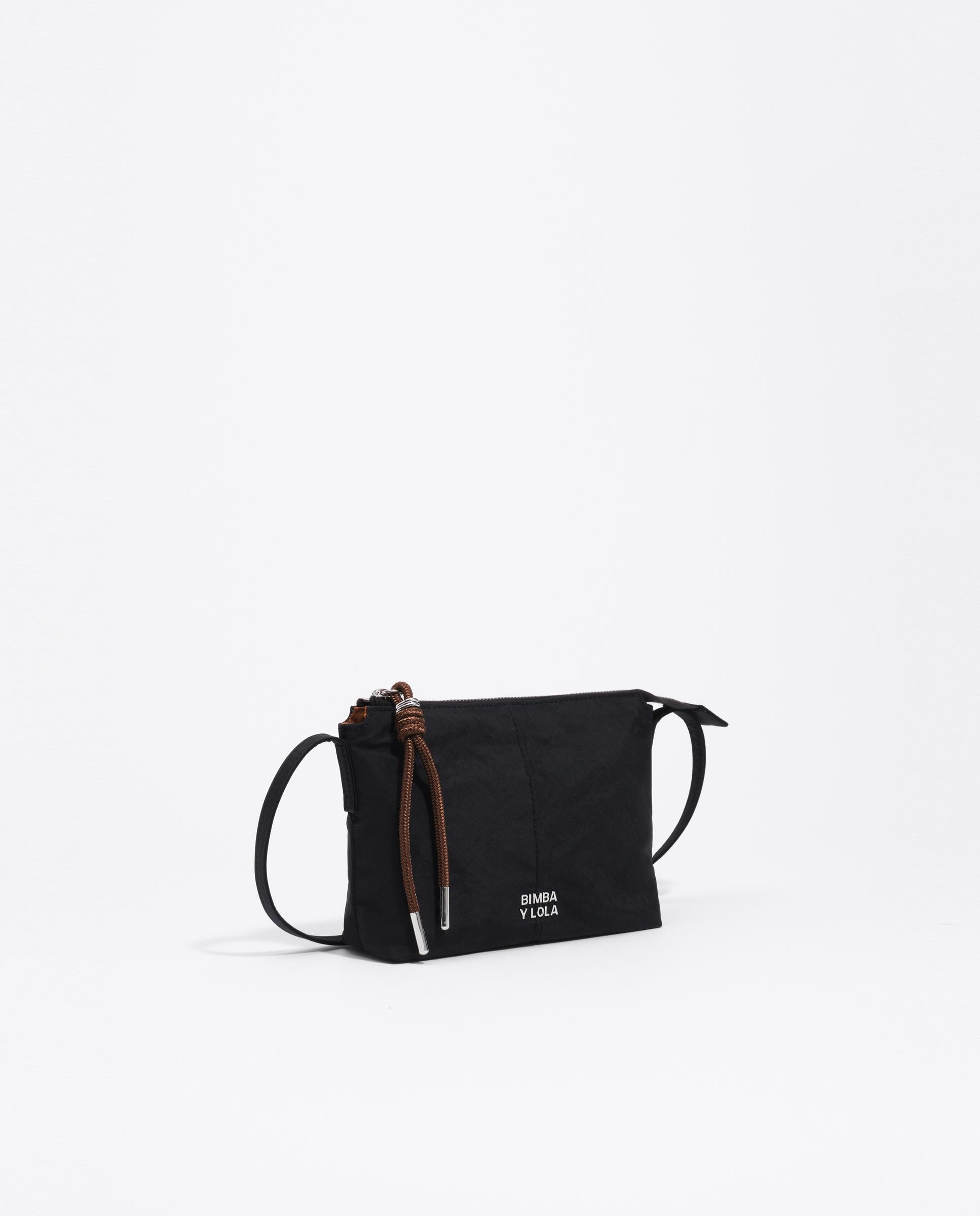 Mala a Tiracolo Mini Nylon Preto-5