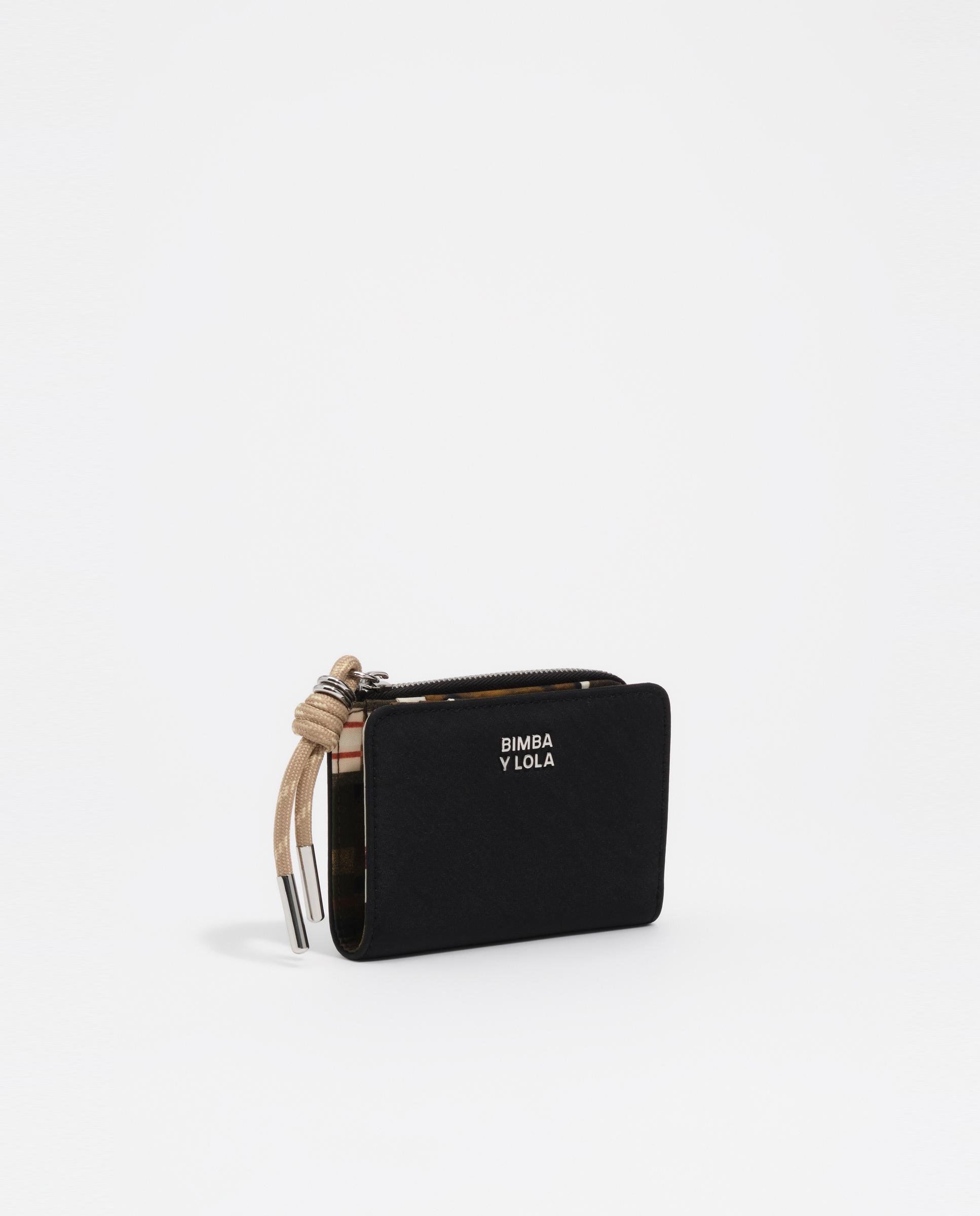 Carteira Compacta Nylon Preto-5