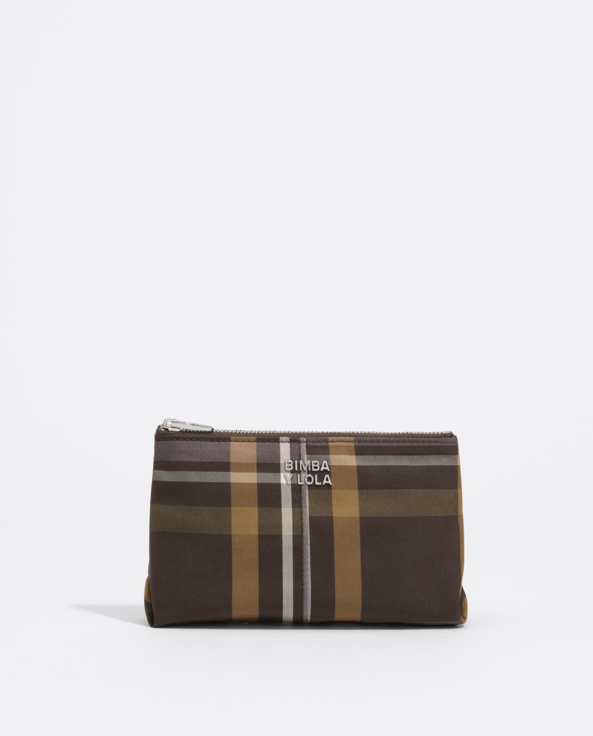 Porta-moedas com Fecho Zip Jacquard Grená-6