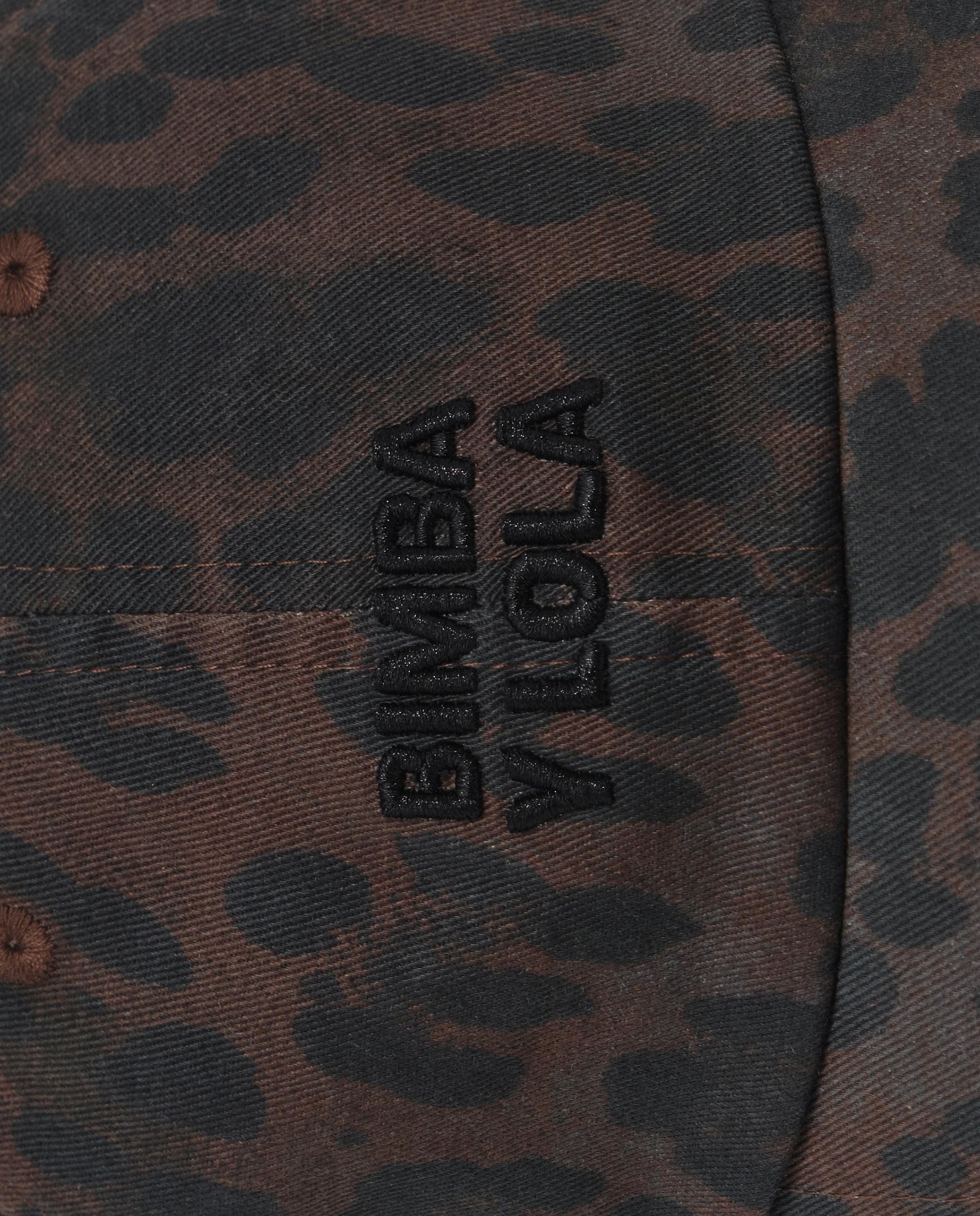 Boné em Algodão Leopard Bordeaux-2