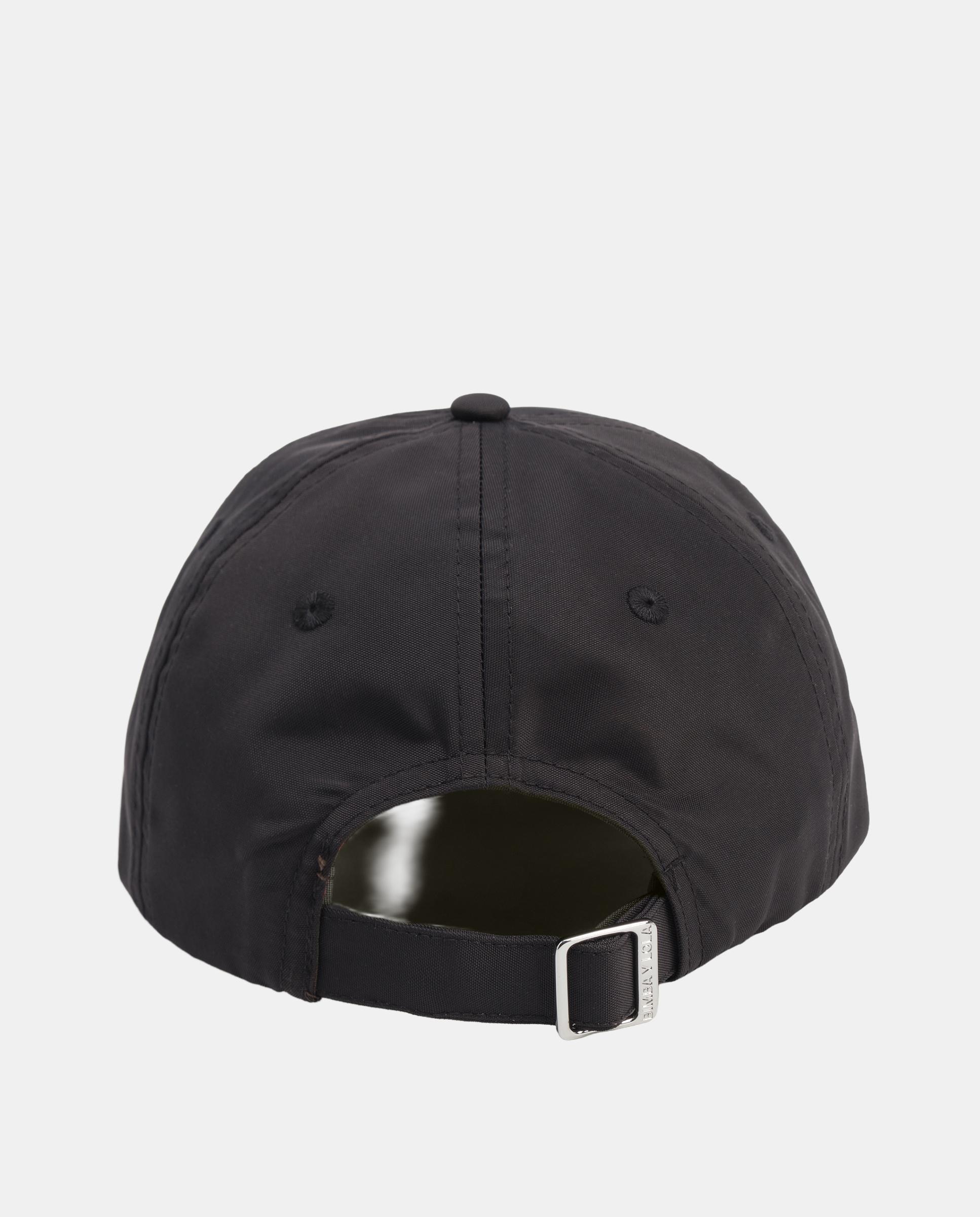 Boné Nylon e Pelo Preto-4