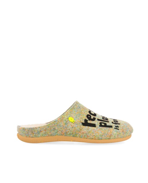 Imagem 0 de Pantufas Abertas Tipo Babucha com Mensagem