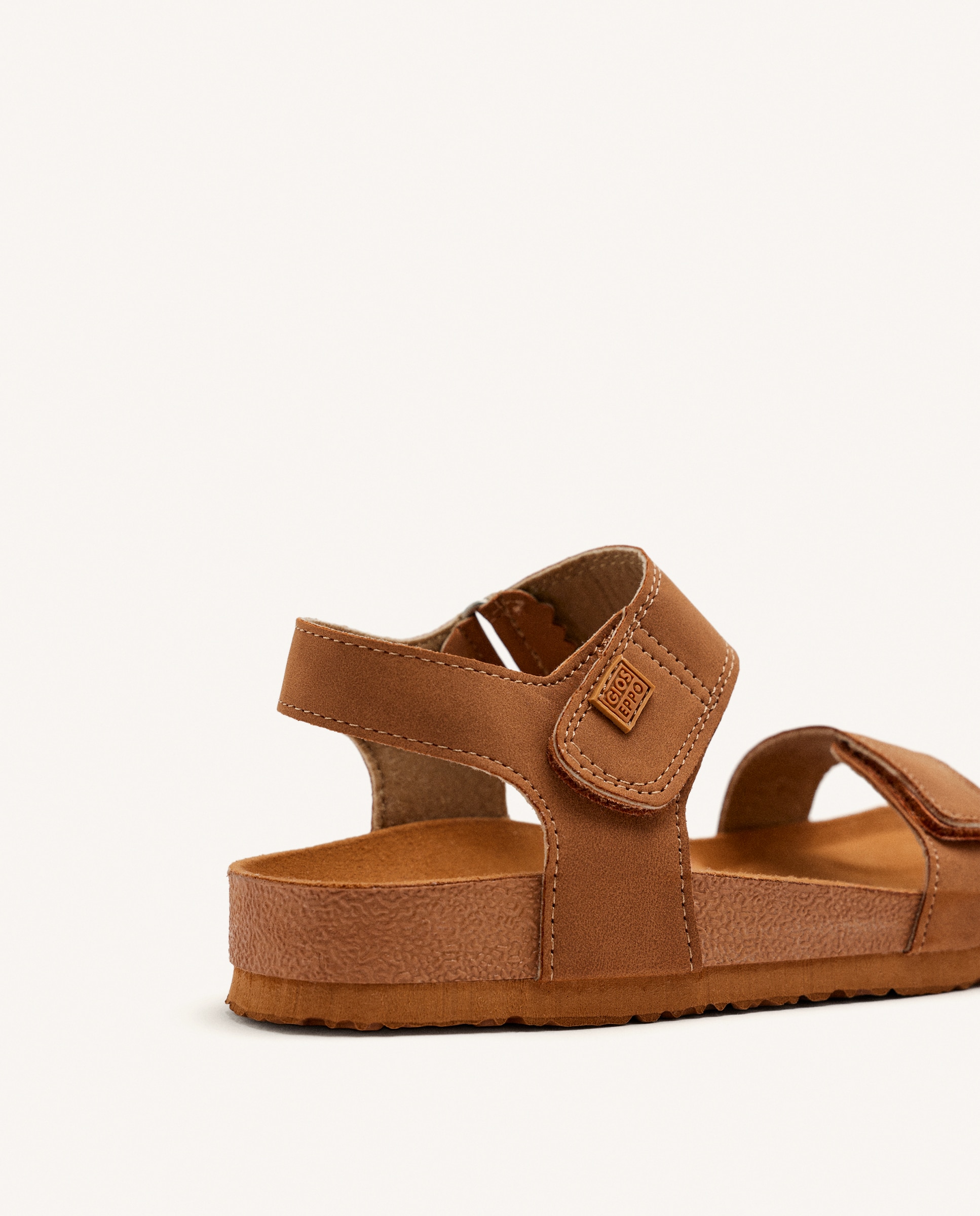 Sandálias Abertas Infantil Estilo Bio com Velcro Gioseppo Couro-4