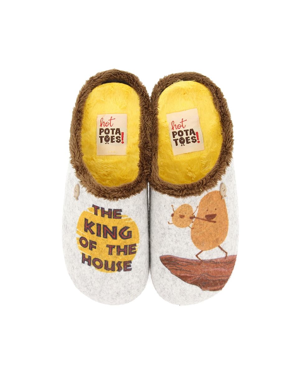 Chinelos infantis abertos com material reciclado Hot Potatoes Cinzento-2