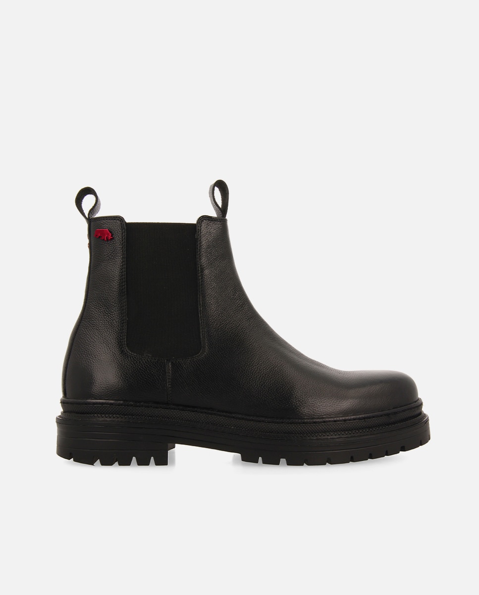 Imagem 0 de Botas de Pele Tipo Chelsea