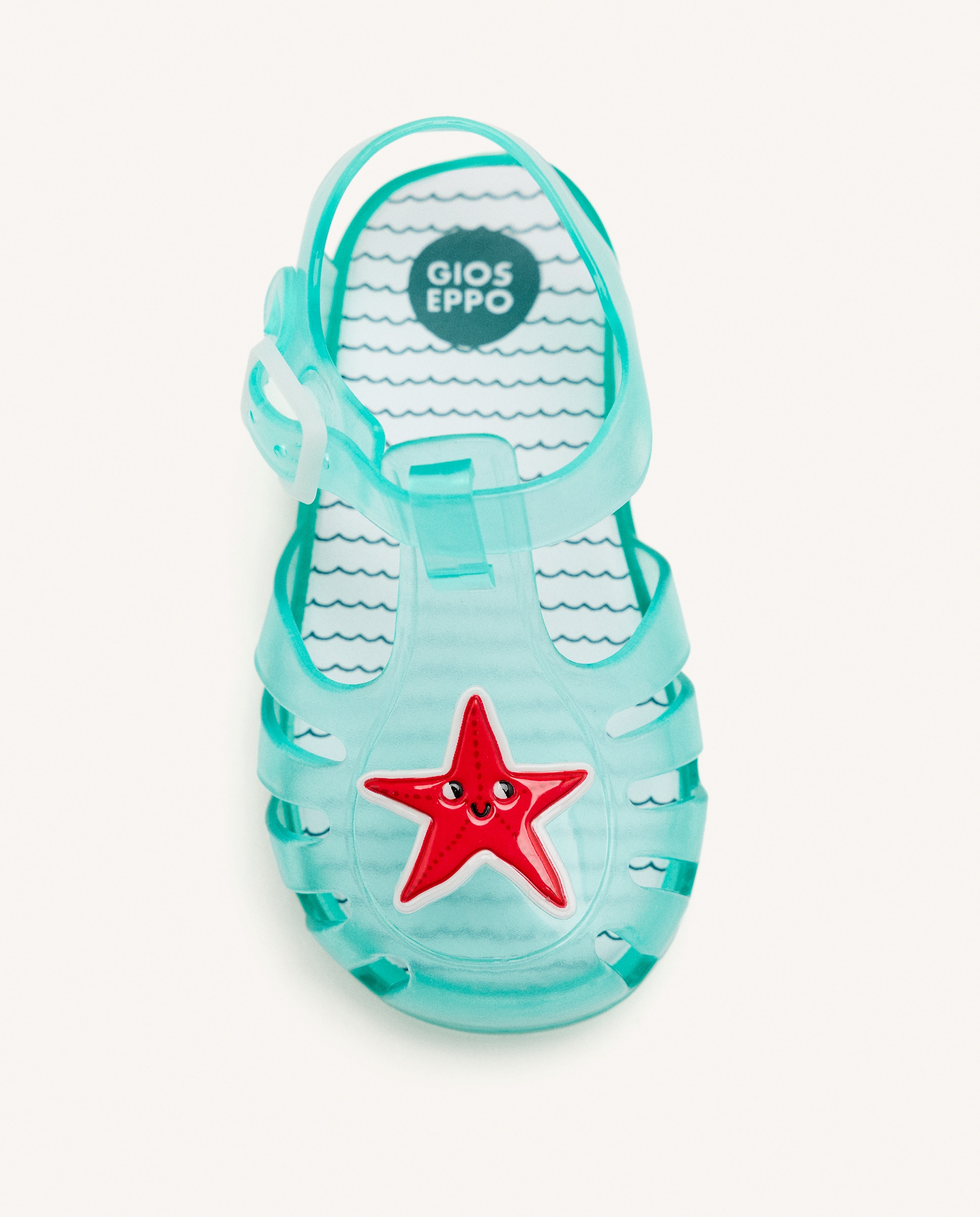Chinelos e Sandálias de Praia para Bebé com Detalhe de Estrela Azul-turquesa-3