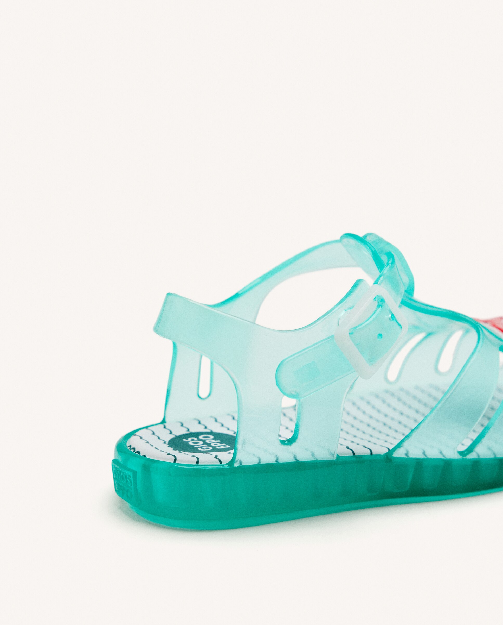 Chinelos e Sandálias de Praia para Bebé com Detalhe de Estrela Azul-turquesa-4