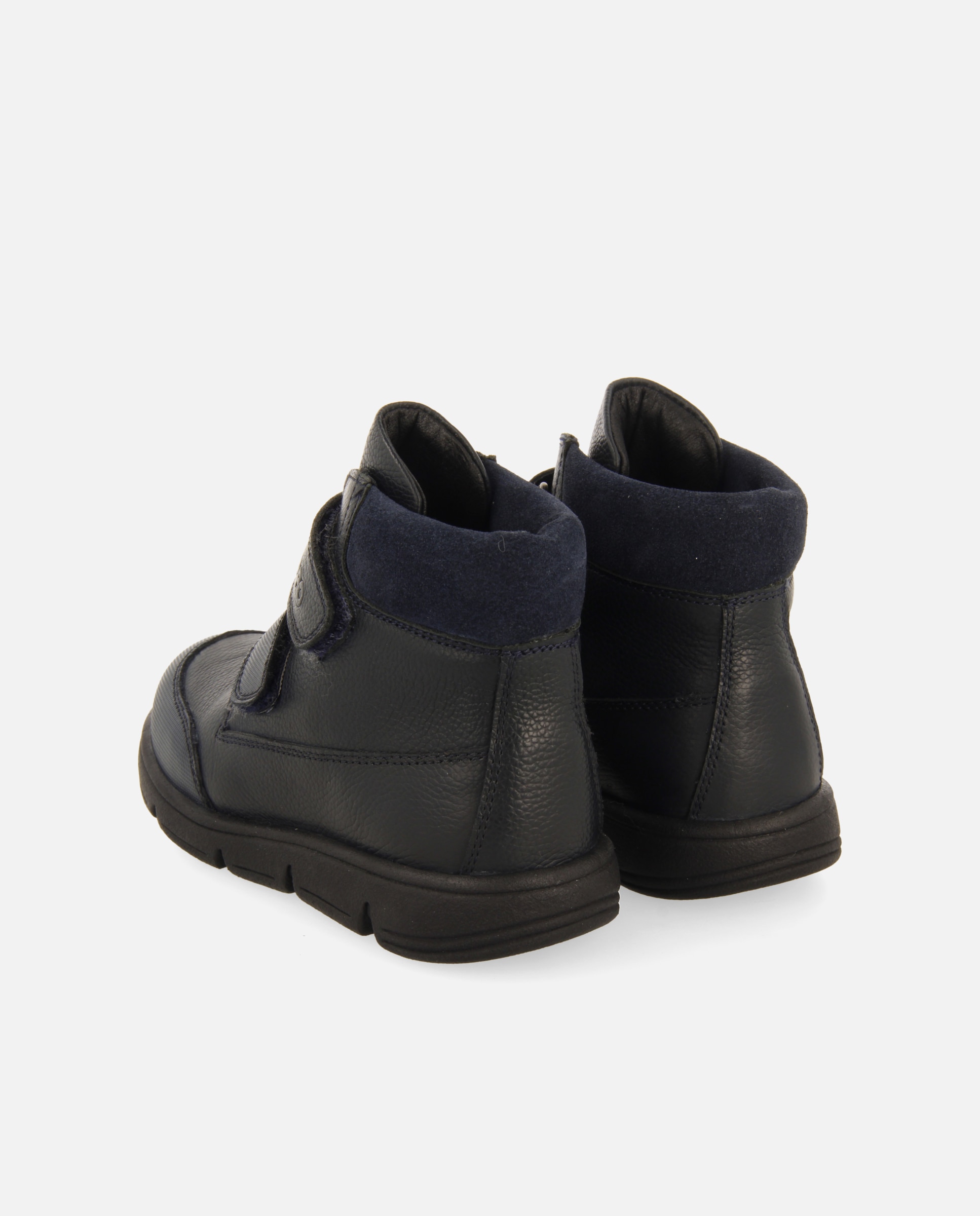Botins Escolares em Pele com Palmilha Acolchoada Gioseppo Azul-marinho-3