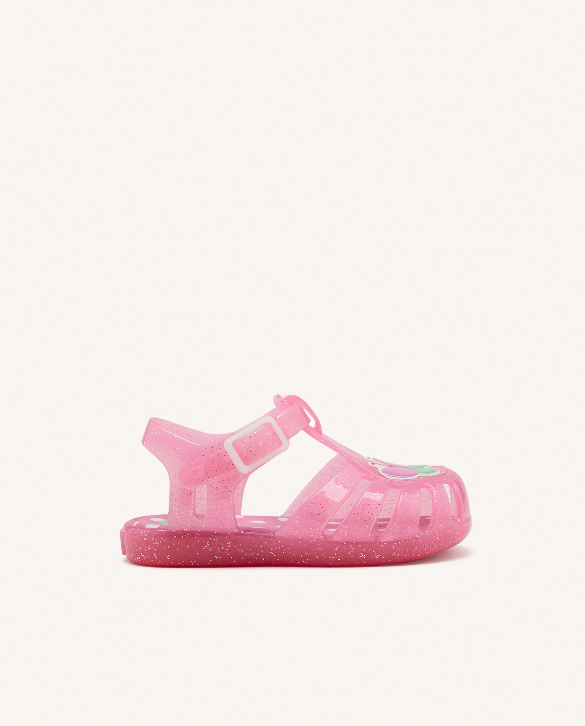 Imagem 0 de Socas para Bebé em Rosa com Palmilha Acolchoada e Fecho de Fivela