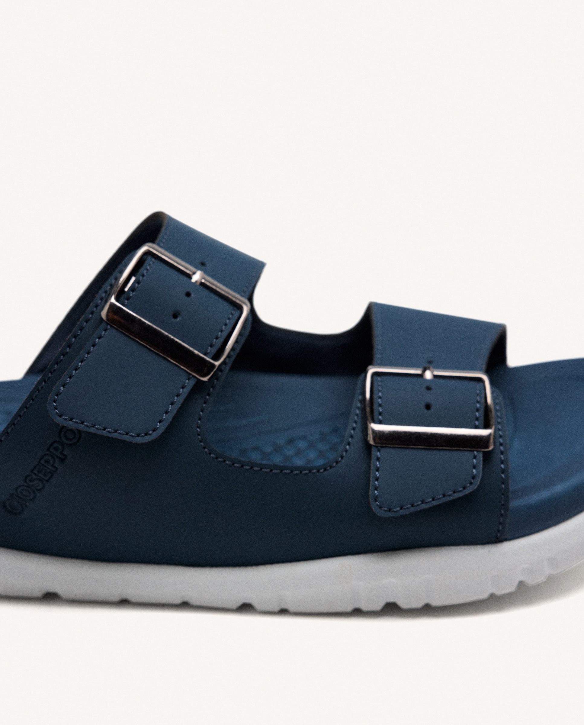 Chinelos com Fivelas e Sola Antiderrapante Azul-marinho-3