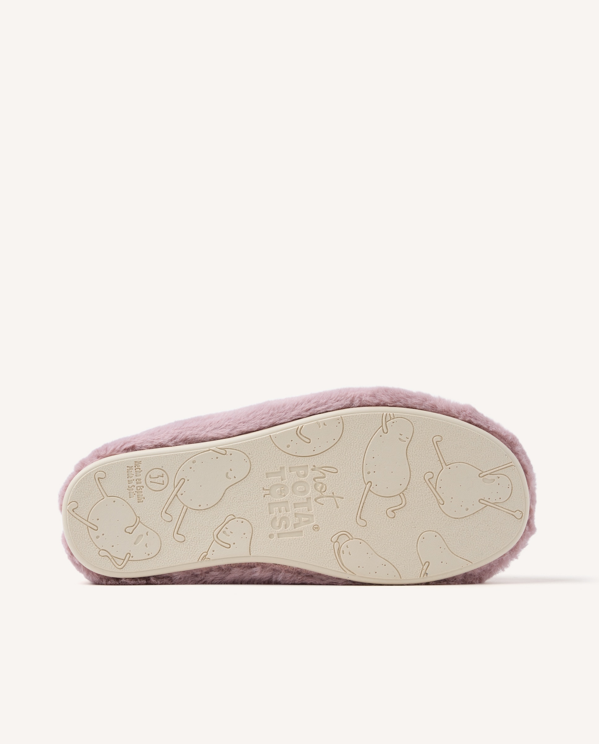 Pantufas Tipo Botim de Pelo Rosa-5