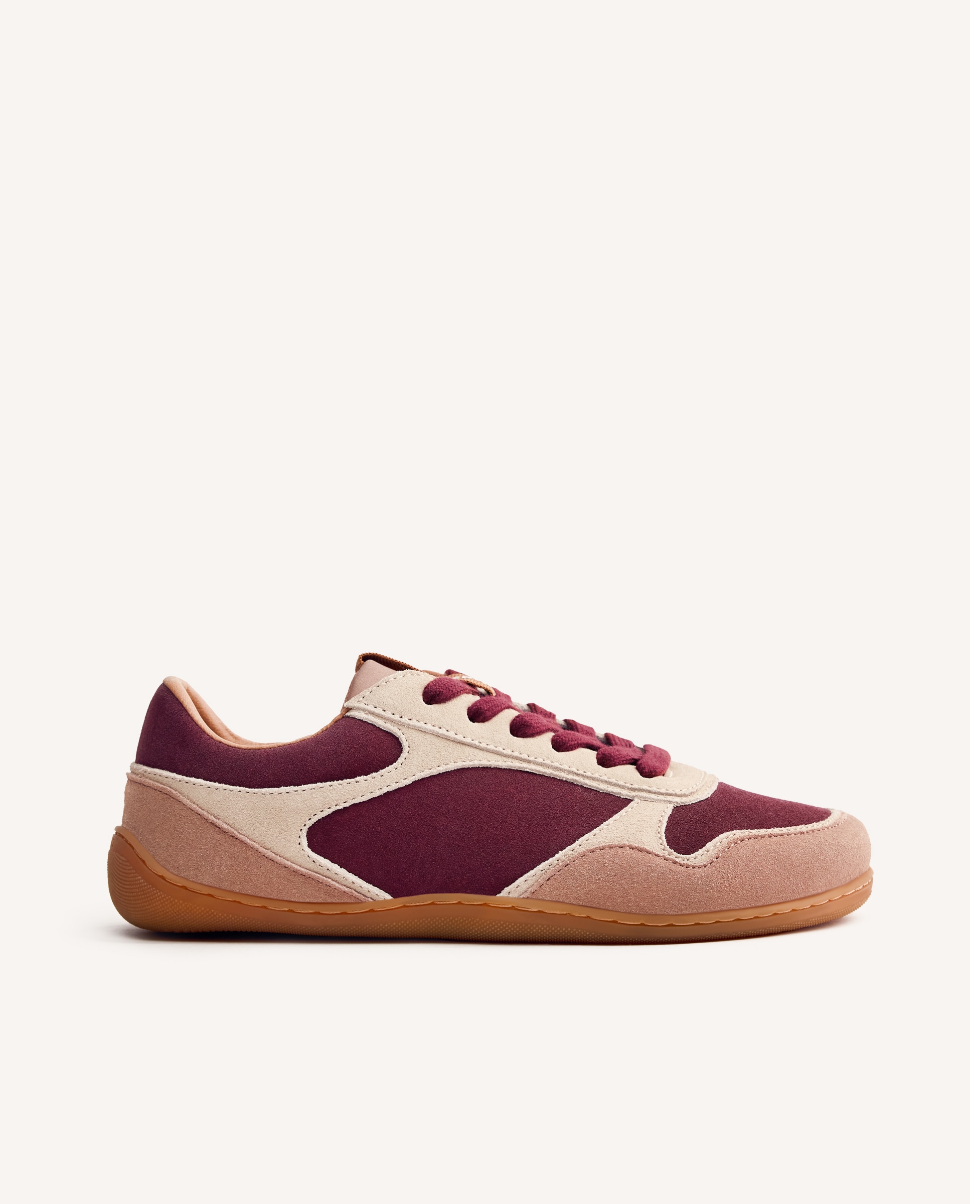Sapatilhas Desportivas de Pele Camurça Bordeaux Bordeaux-1