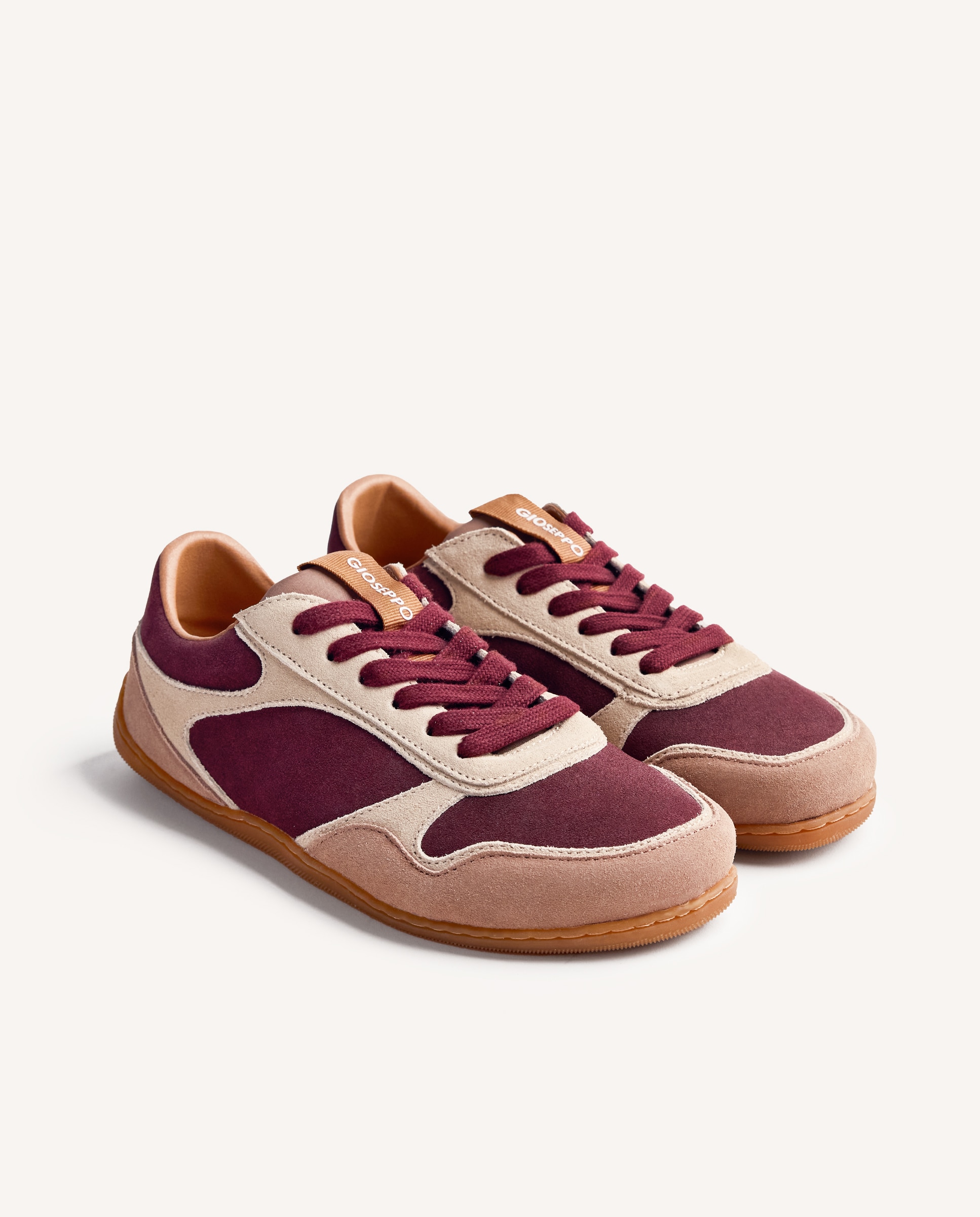 Sapatilhas Desportivas de Pele Camurça Bordeaux Bordeaux-2