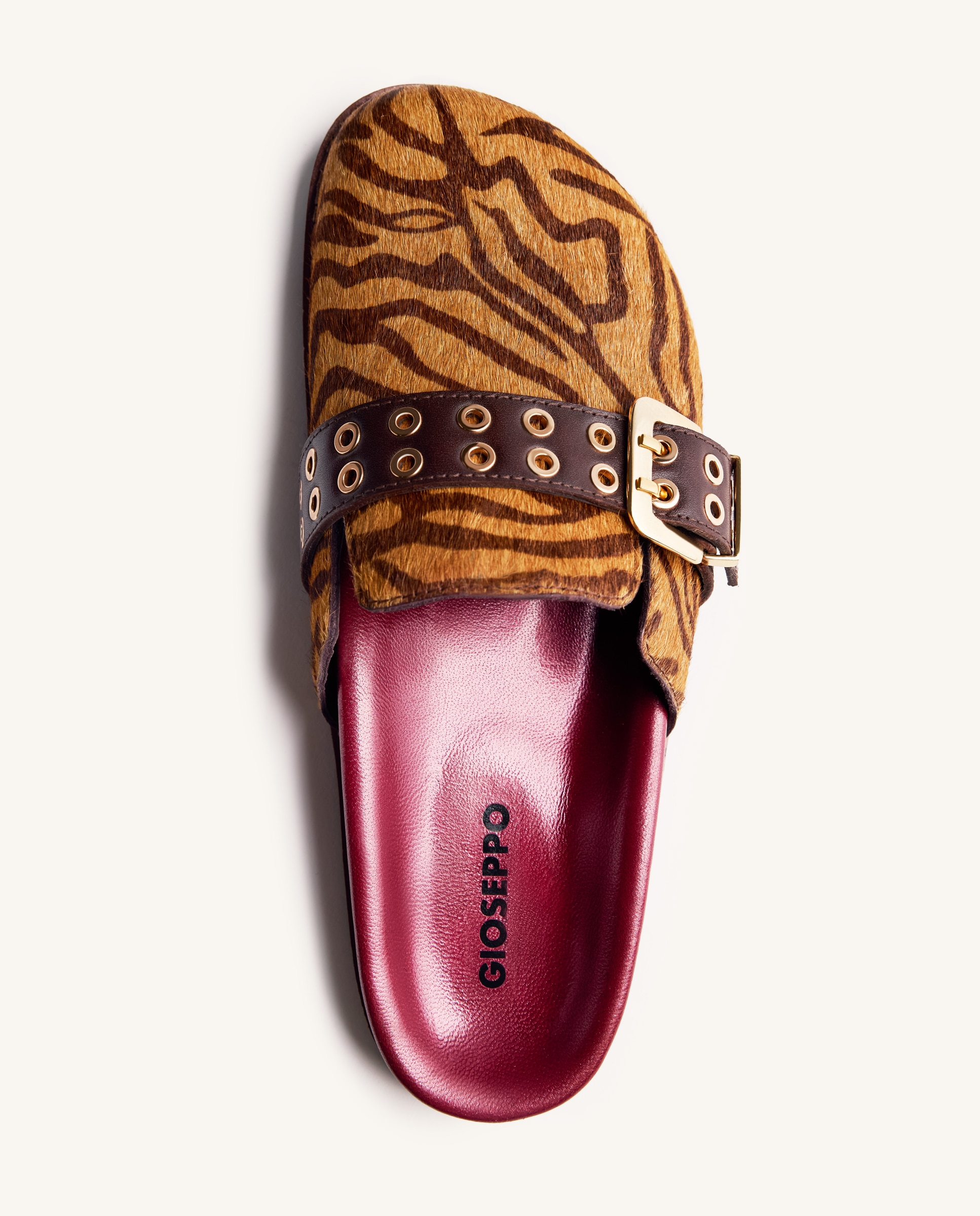 Socas de Pele com Estampado Animal Print Castanho-3