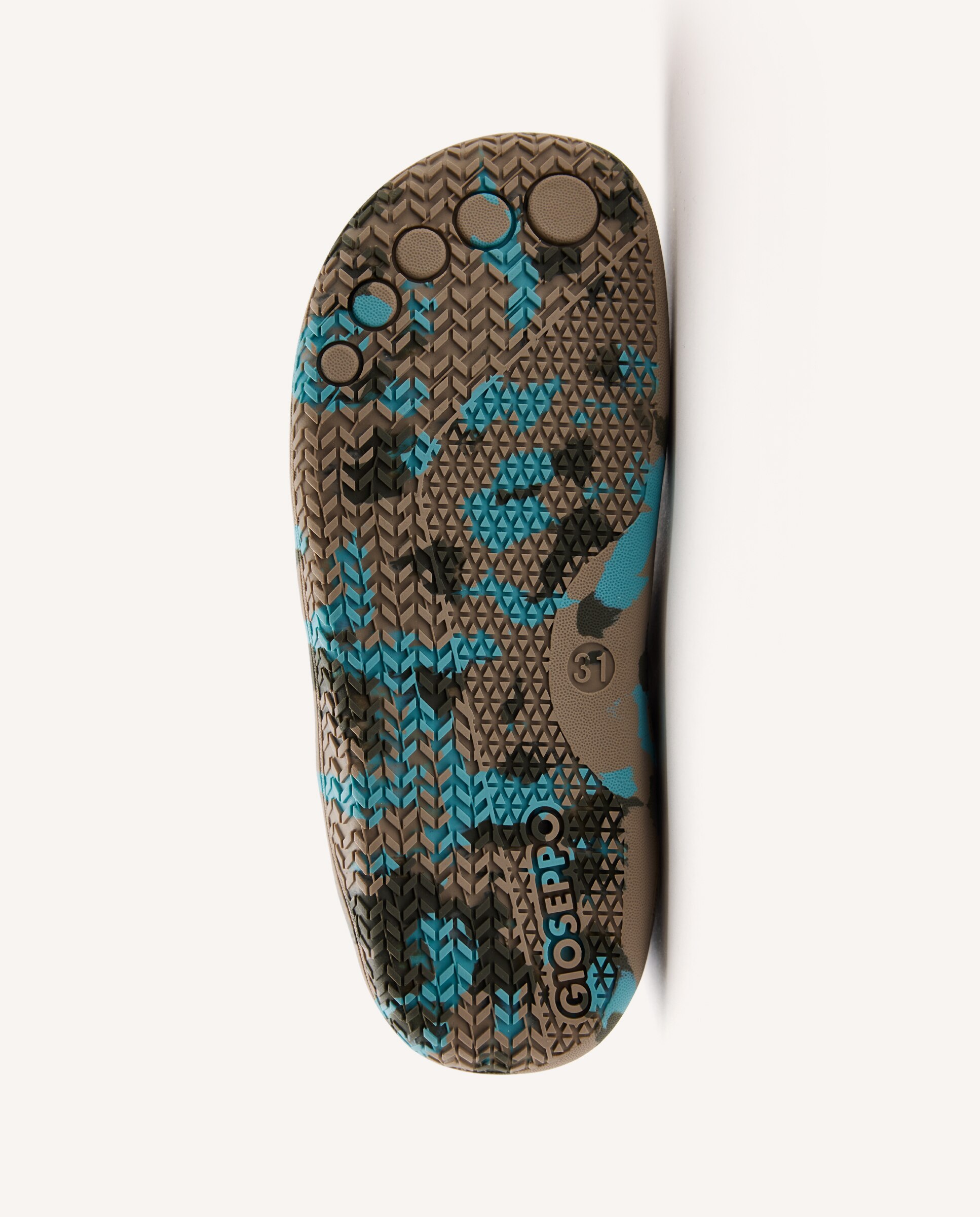 Sapatilhas Desportivas Infantil com Sola Estampada Barefoot Caqui-6
