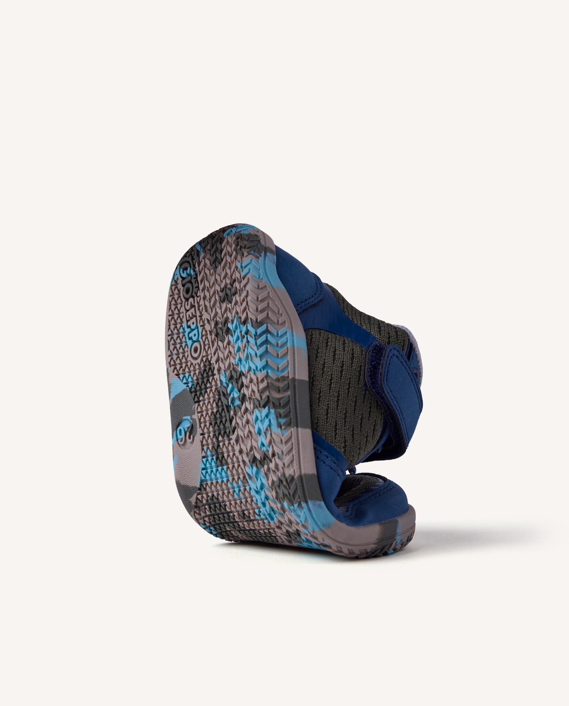 Sapatilhas Desportivas Infantil com Sola Estampada Barefoot Caqui-8