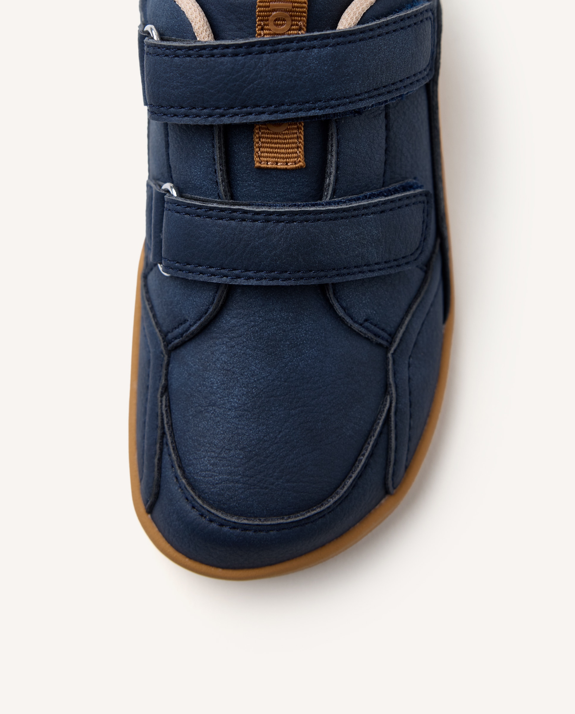 Sapatilhas Desportivas Infantil com Fecho Duplo Colegiais Barefoot Marinho-5