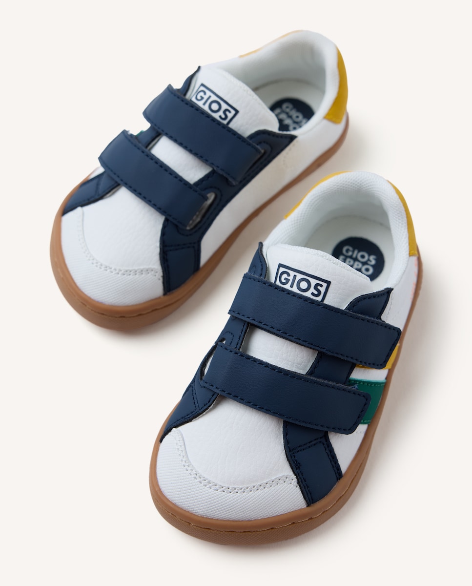 Sapatilhas com Fechos Ajustáveis Castanho-3