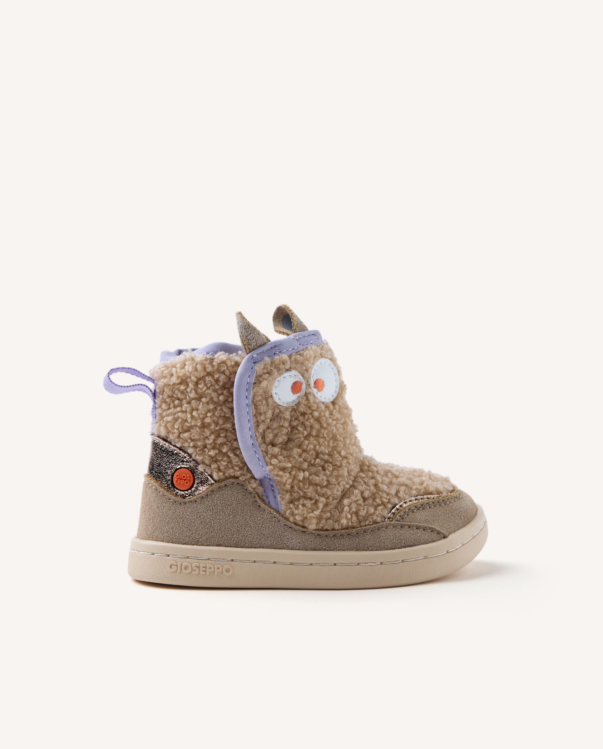 Imagem 0 de Botins para Bebé de Pelo Efeito Pelo de Ovelha com Orelhas Barefoot