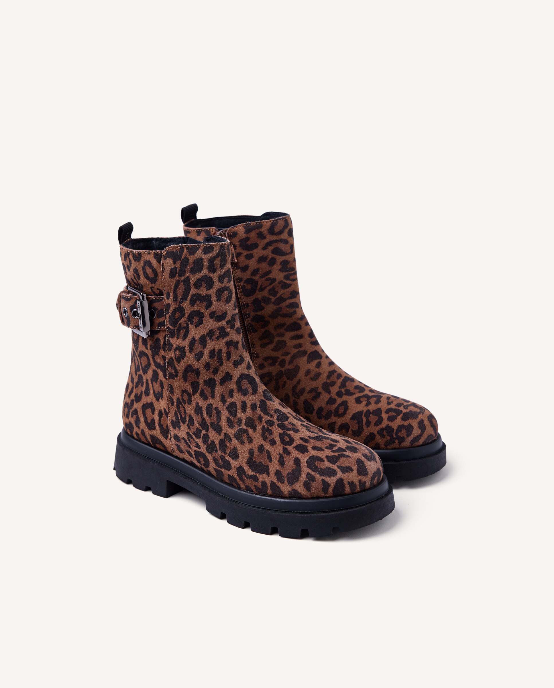 Botas em Croute com Animal Print de Leopardo Gioseppo Estampado-2