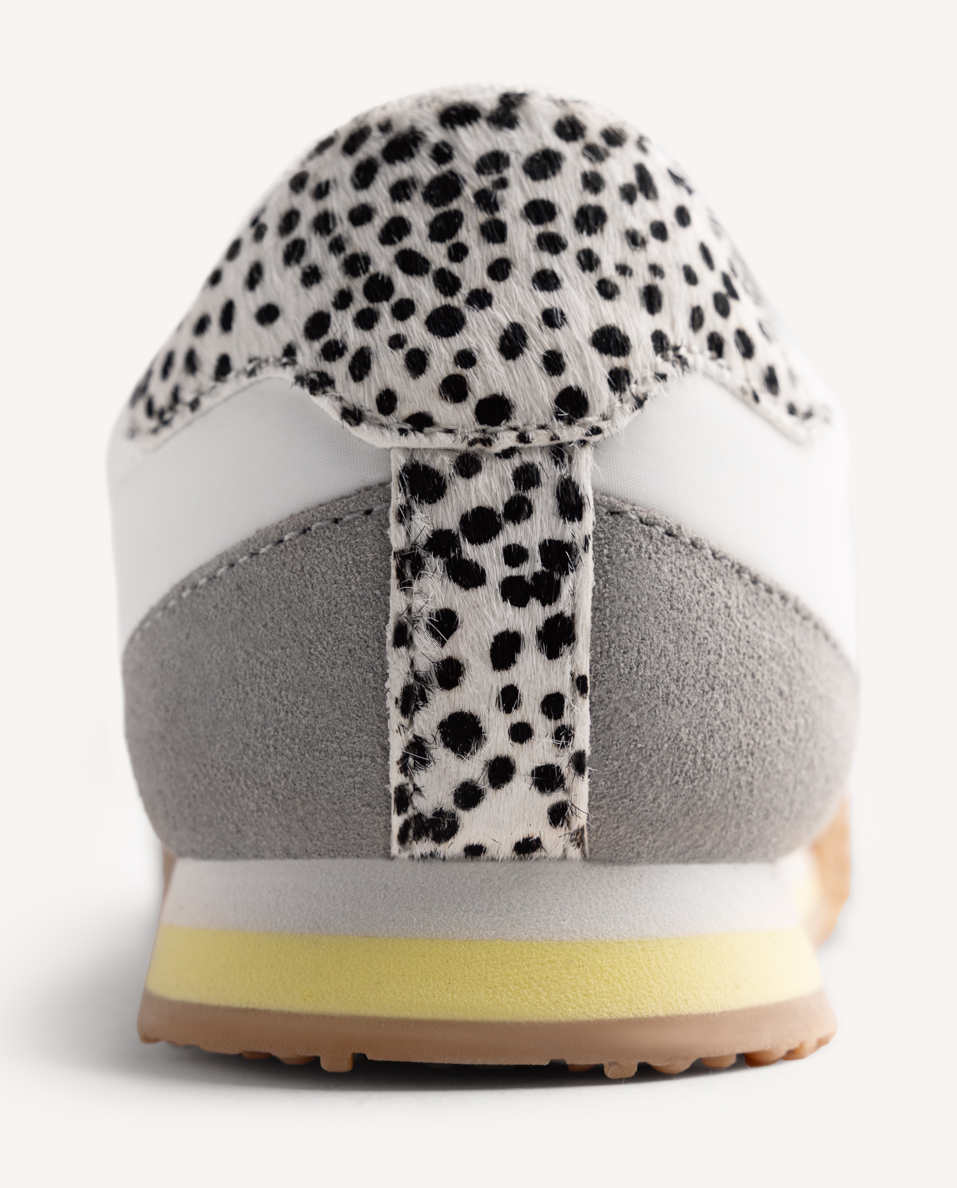 Sapatilhas Desportivas de Pele com Estampado Animal Azul-5