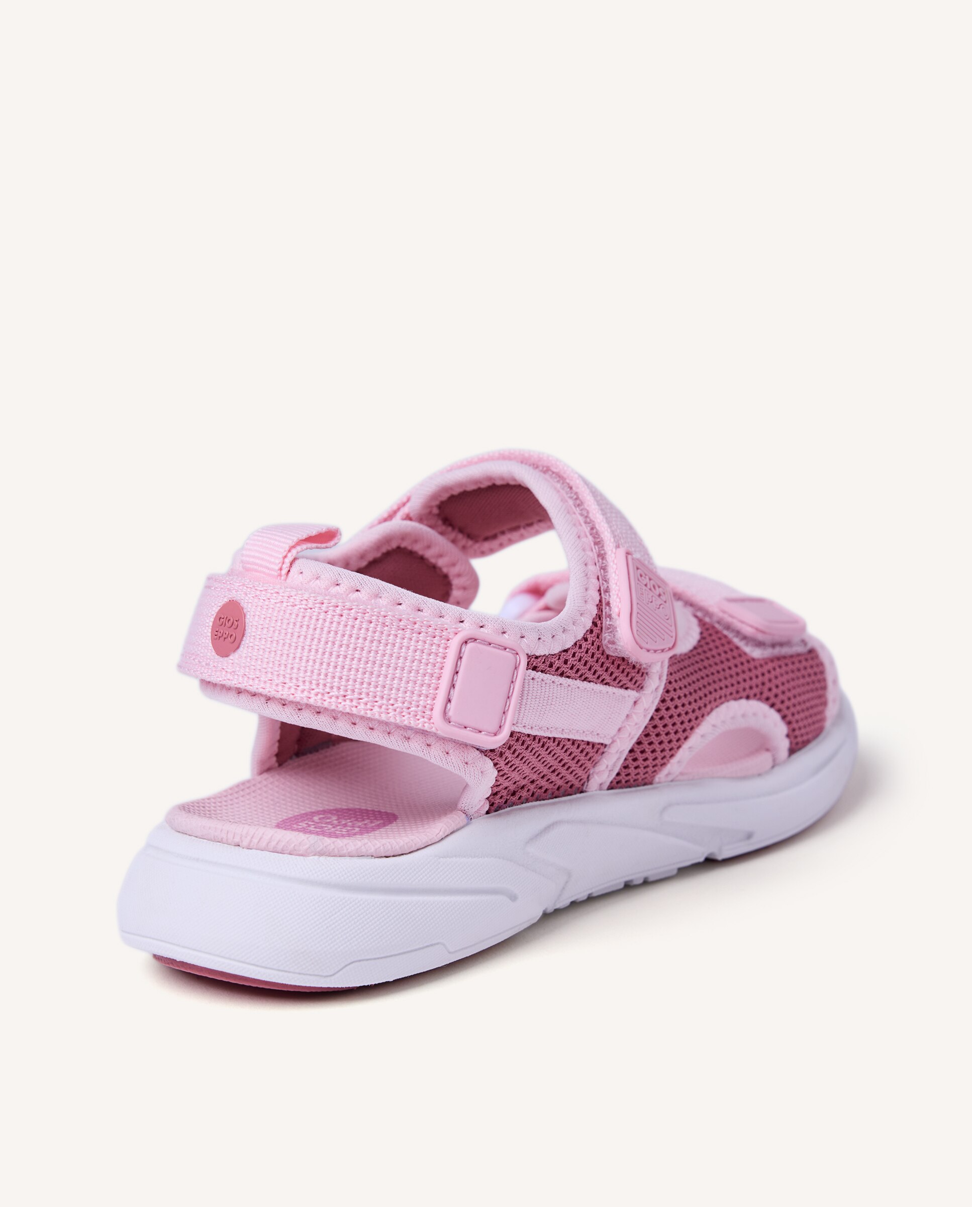 Sandálias Abertas Infantil Estilo Californianas com Rejilla e Sola Leve Gioseppo Rosa-4