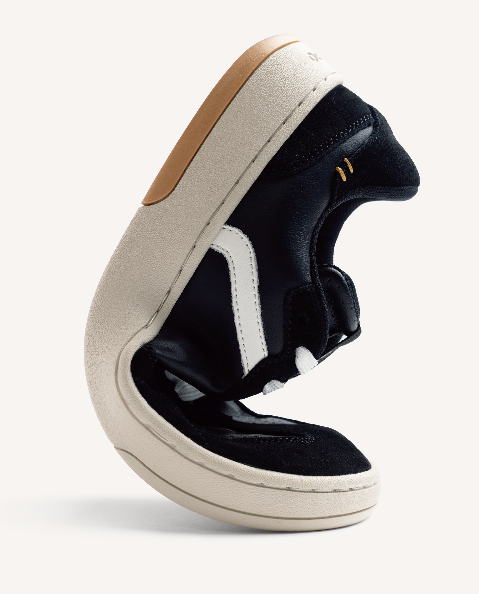 Desportivas de Pele Barefoot em Preto Preto-4