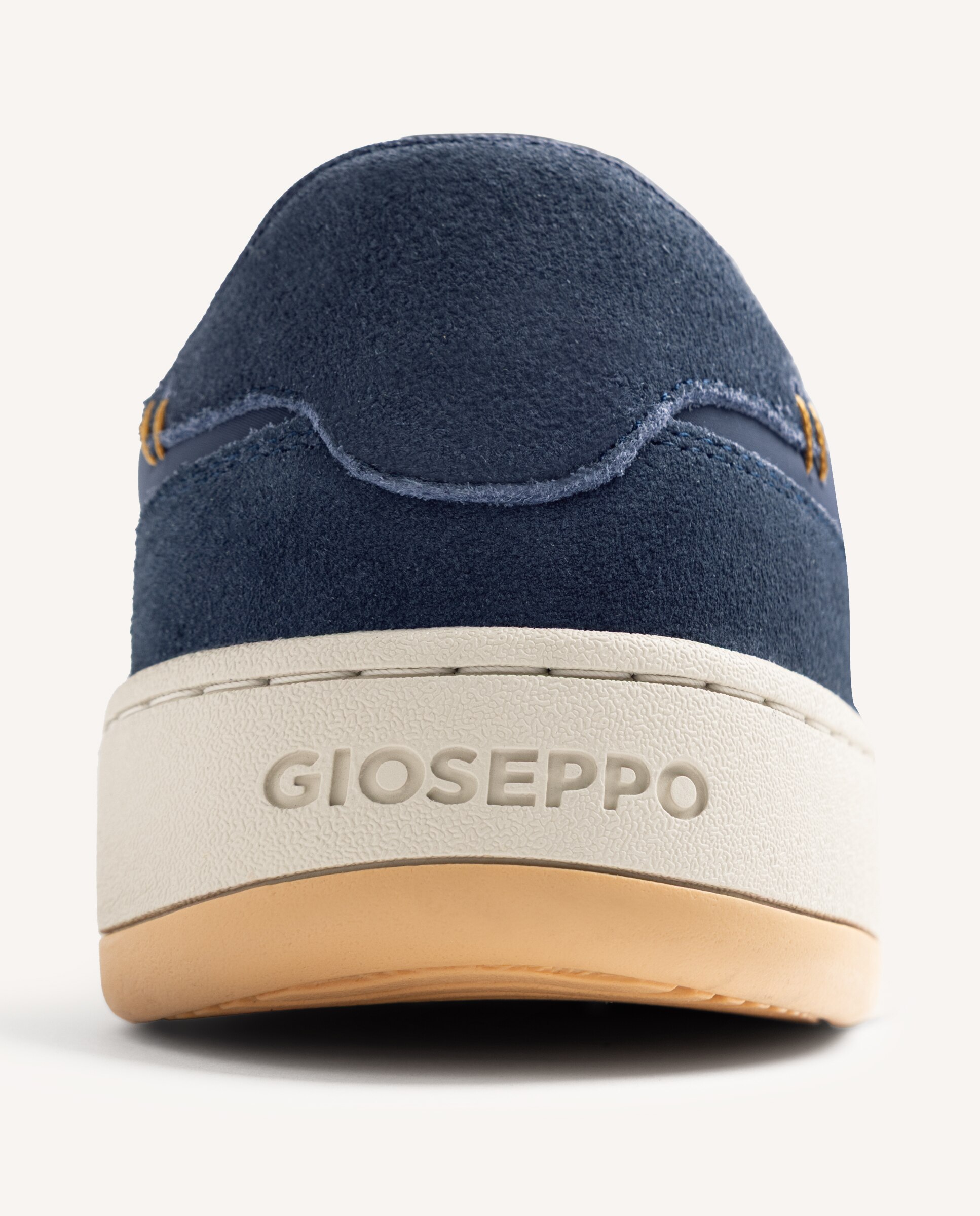 Desportivas de Pele Barefoot com Acabamento em Camurça e Contrastes de Cor Azul-marinho-5