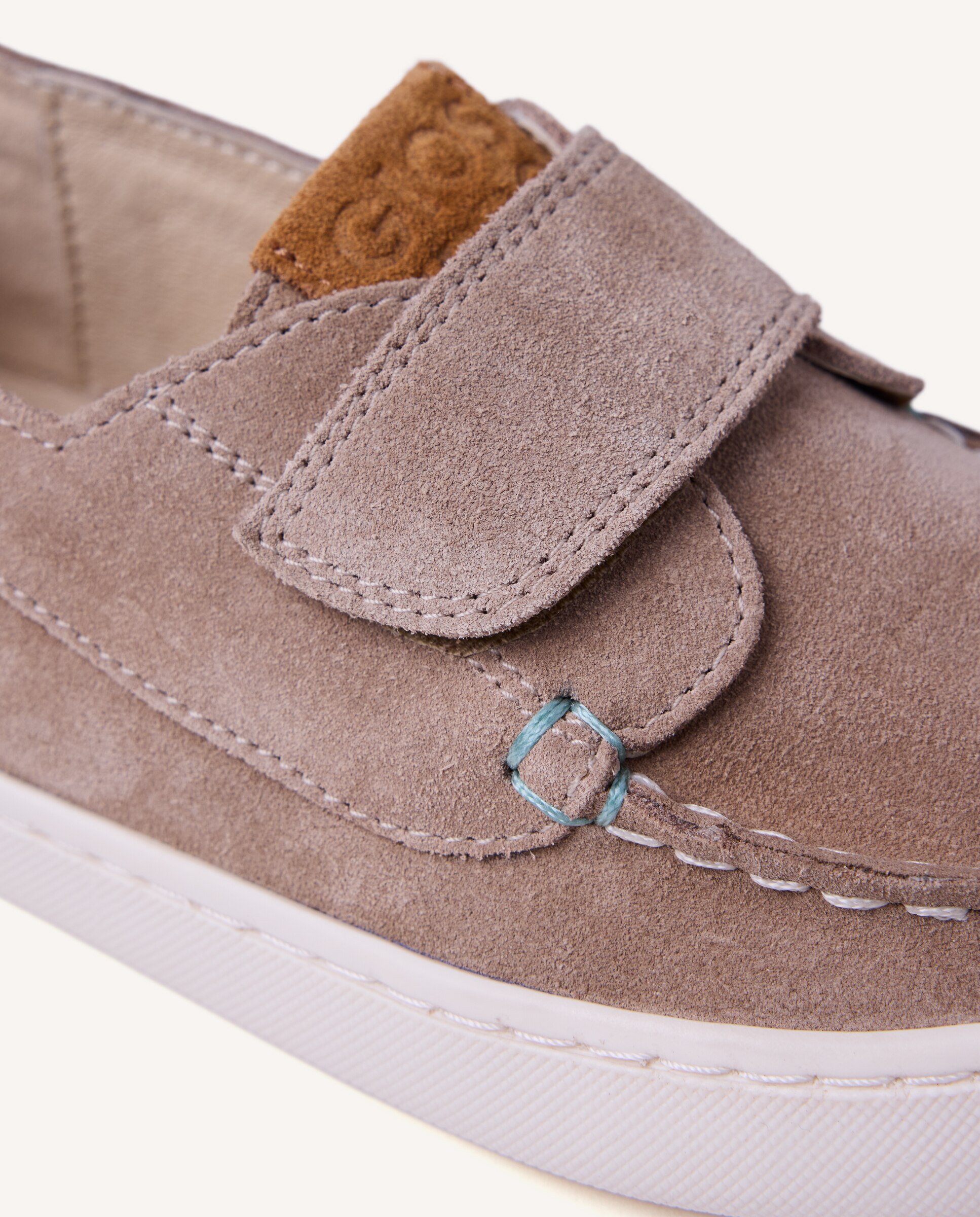Mocassins Infantil Barefoot de Pele Estilo Náuticos Gioseppo Areia-4