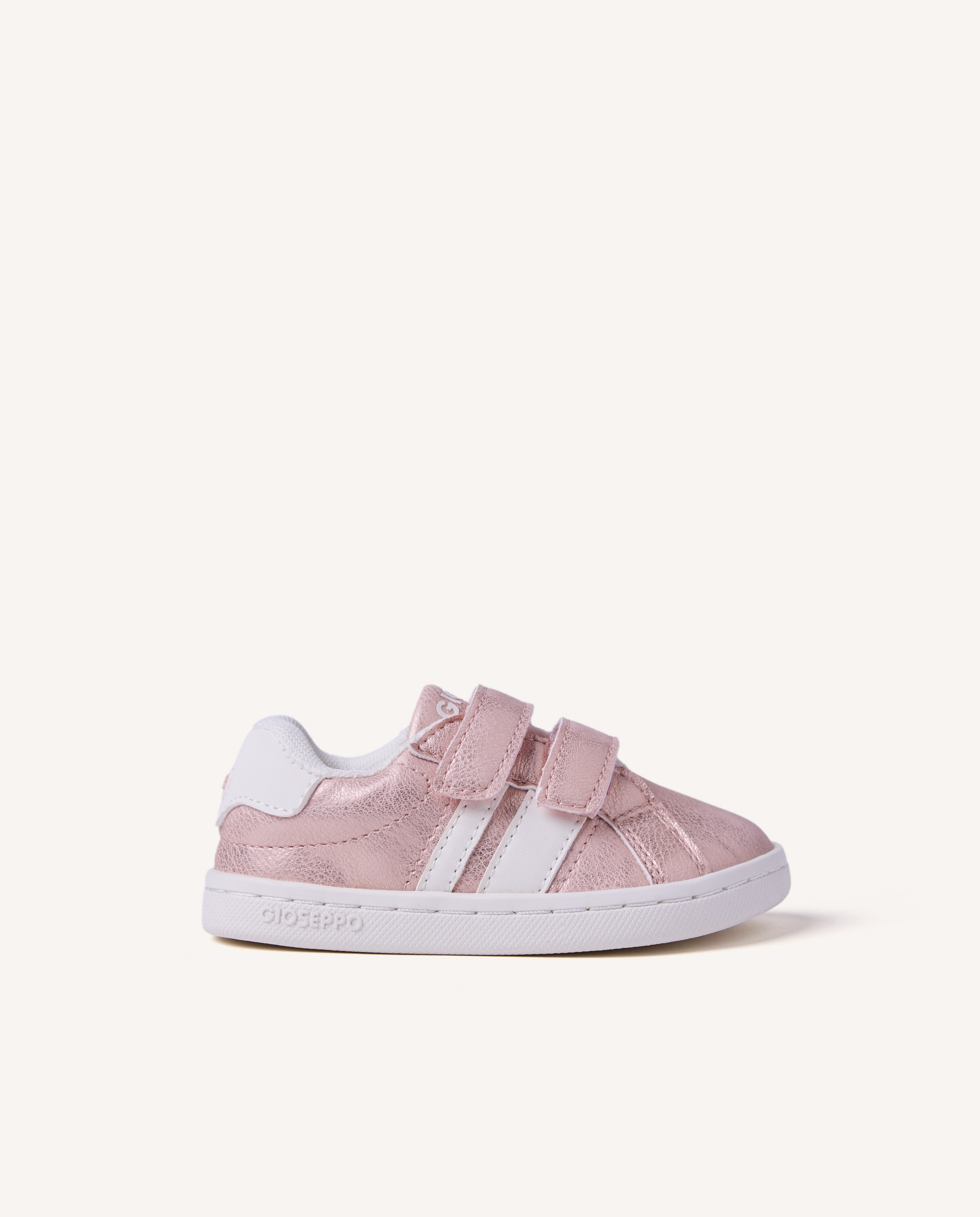 Sapatilhas Desportivas Barefoot com Acabamento Metalizado Gioseppo Rosa / Branco-1
