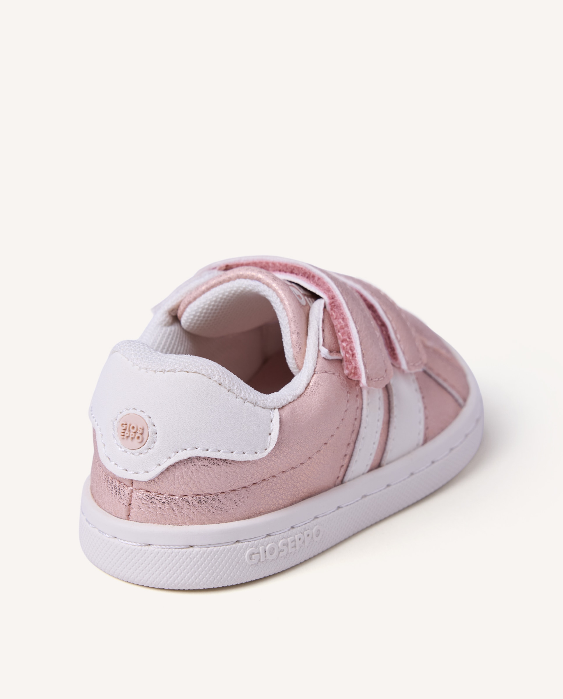 Sapatilhas Desportivas Barefoot com Acabamento Metalizado Gioseppo Rosa / Branco-5