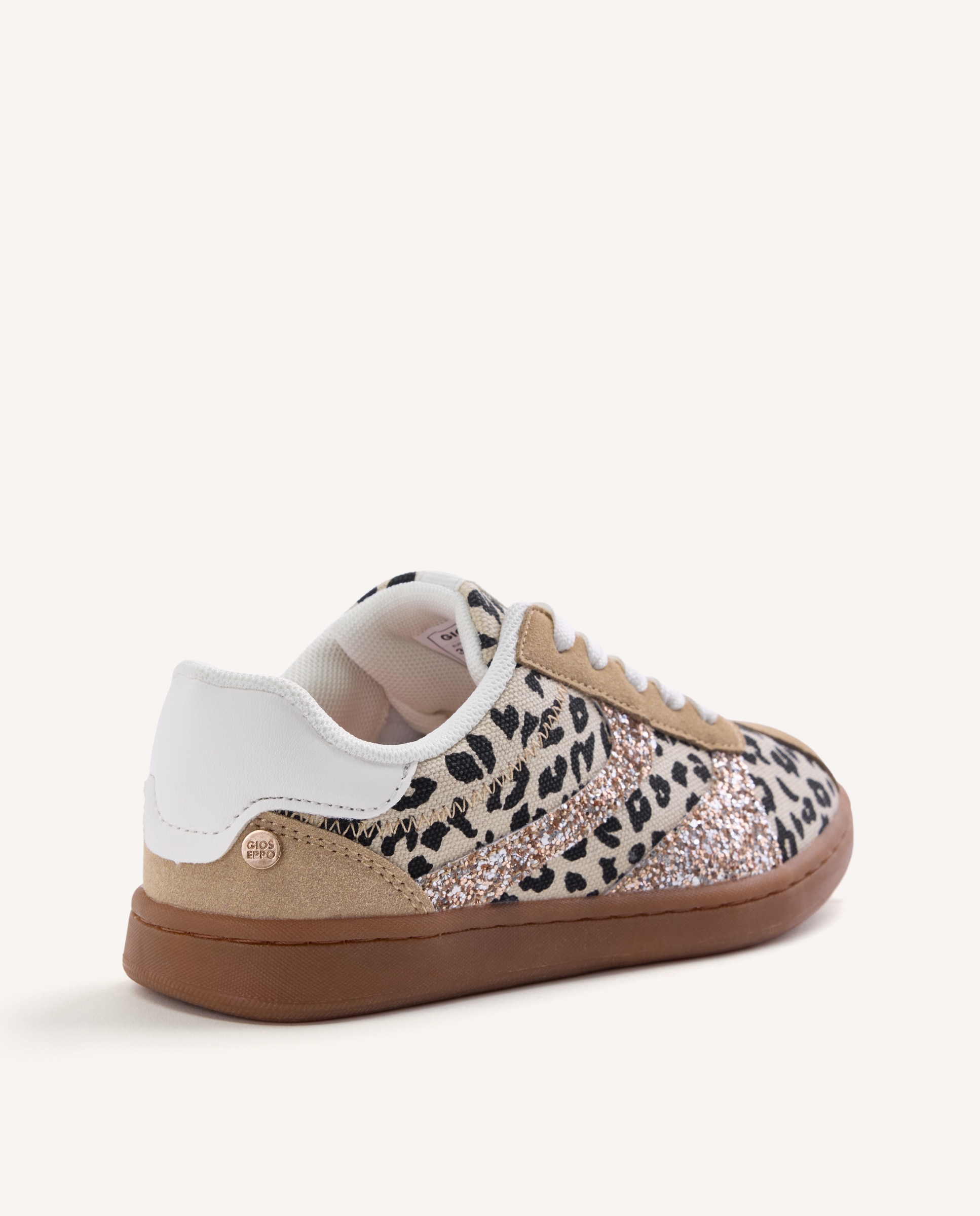 Sapatilhas de Lona Infantil com Estampado de Leopardo Estampado-4