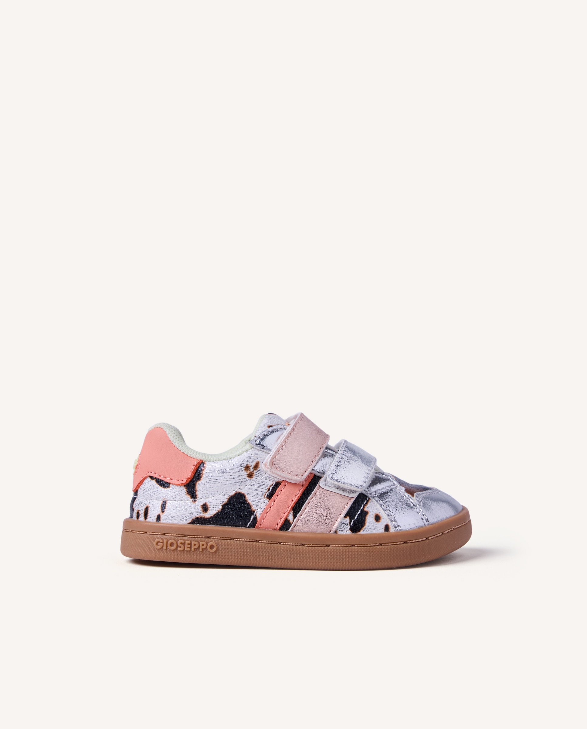 Imagem 0 de Sapatilhas Desportivas de Bebé Barefoot com Estampado de Vaca Brilhante