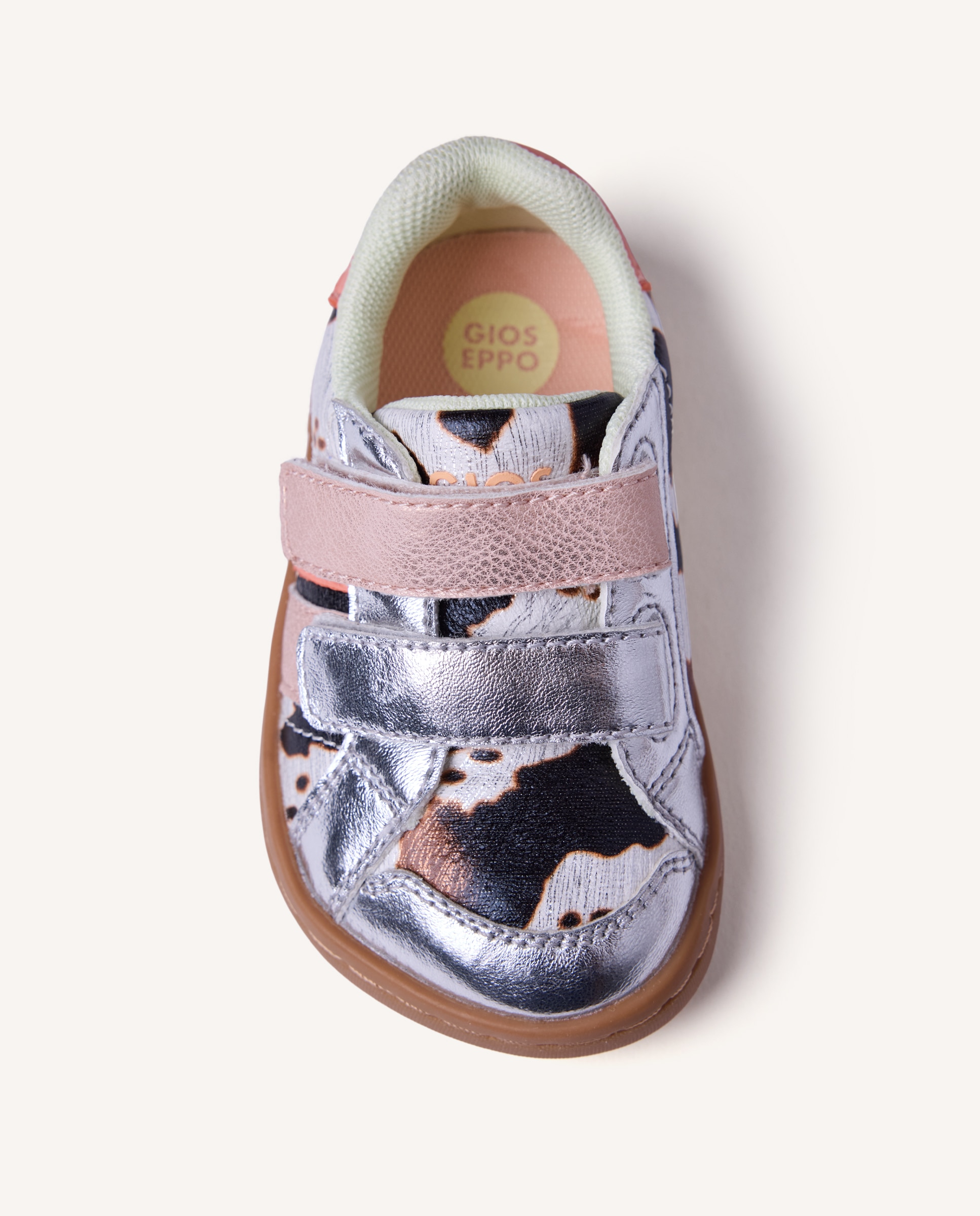 Sapatilhas Desportivas de Bebé Barefoot com Estampado de Vaca Brilhante Estampado-3