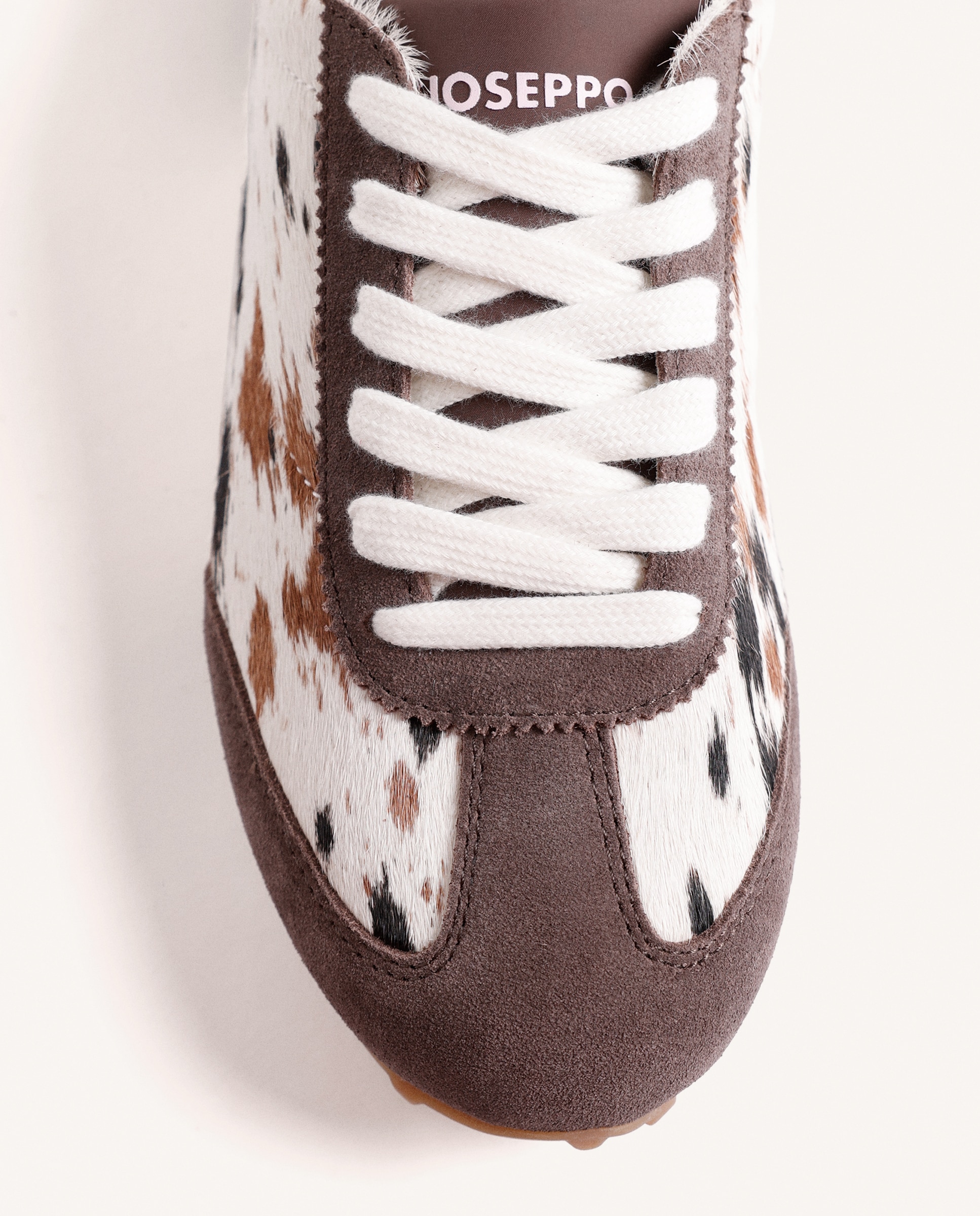 Sapatilhas Desportivas de Pele Camurça Estampado Estampado-3