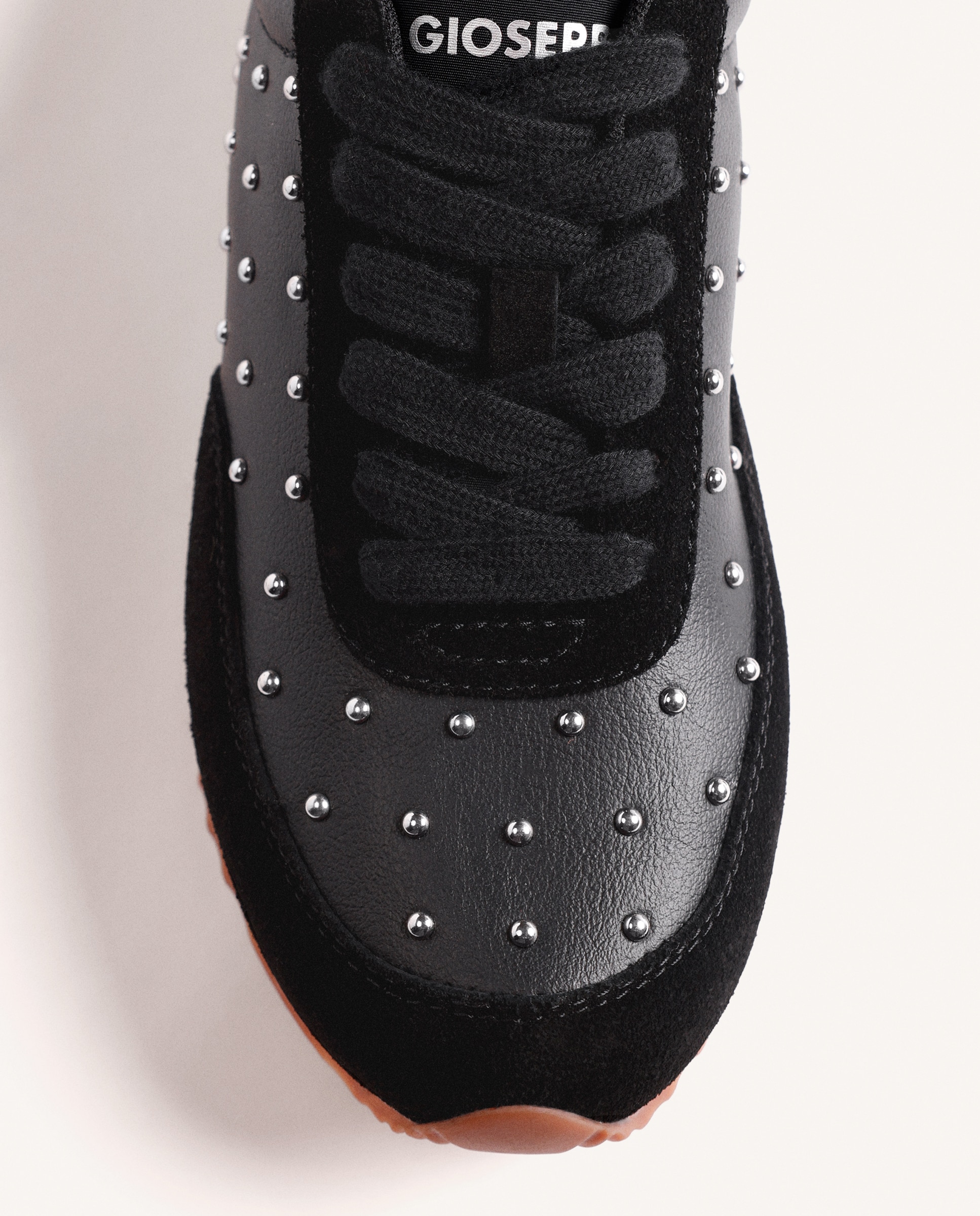 Sapatilhas Desportivas de Pele em Preto Preto-3