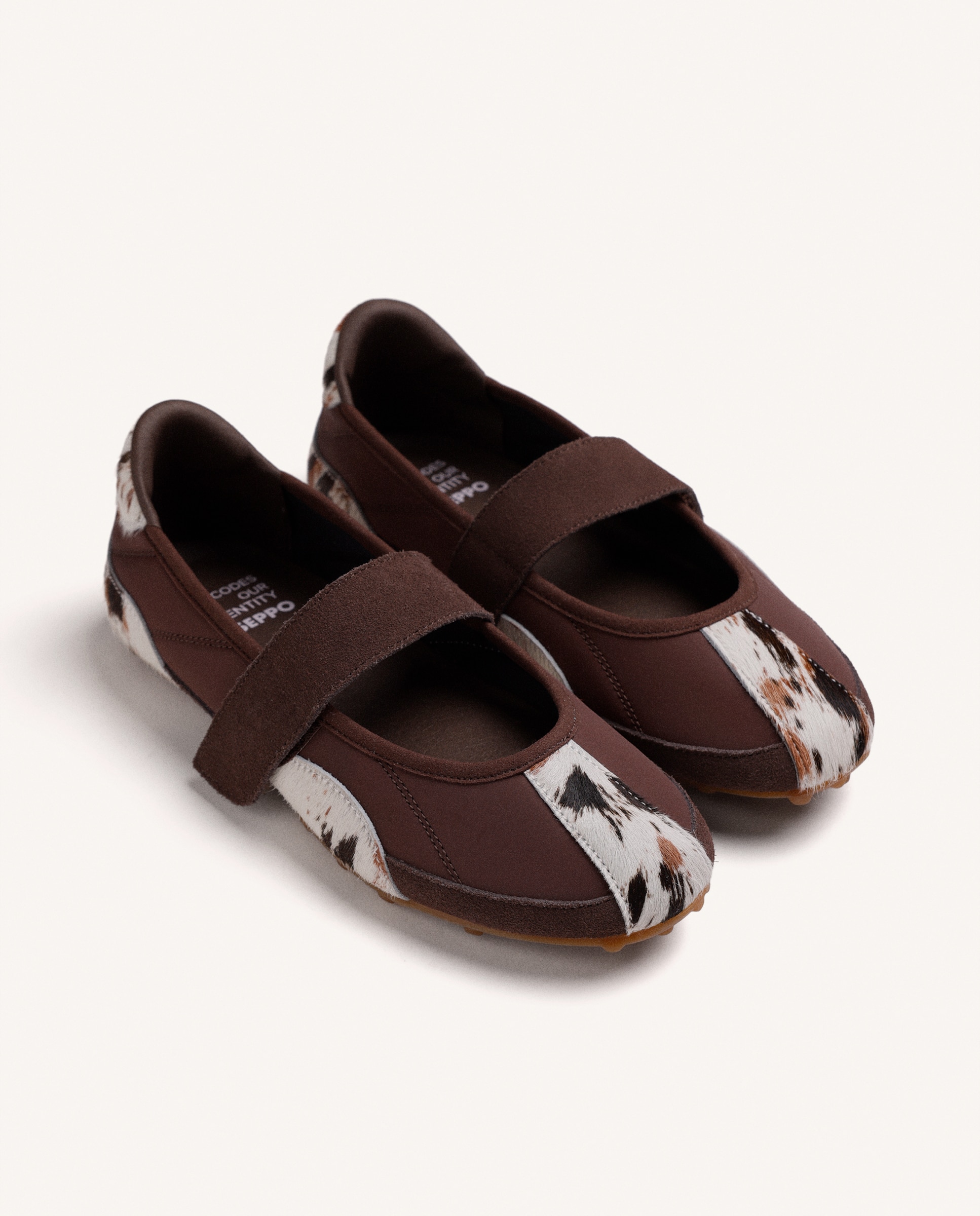 Sapatilhas Desportivas de Pele Camurça Estampado Estampado-2
