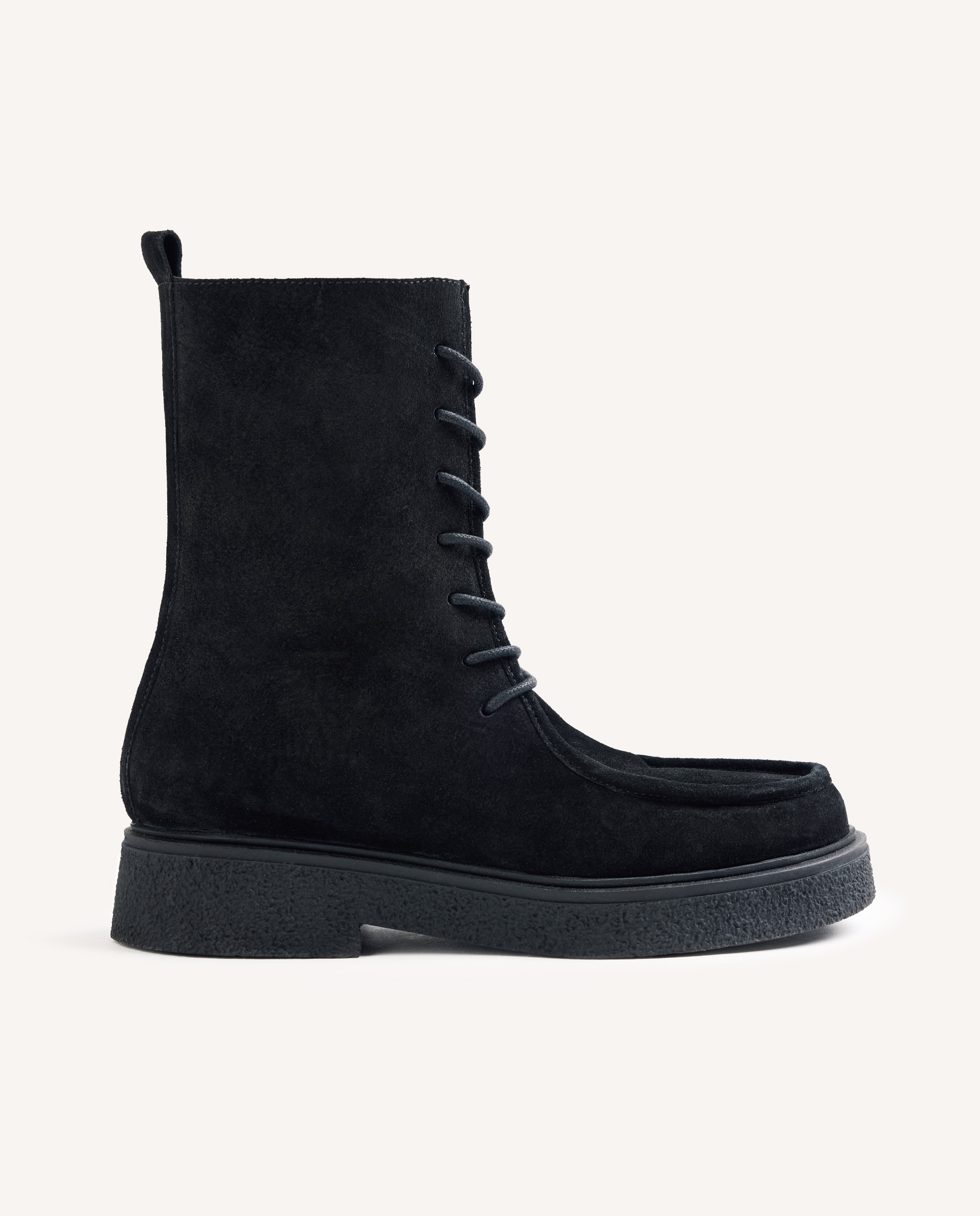 Imagem 0 de Botas Militares de Pele Camurça com Atacadores Tubulares