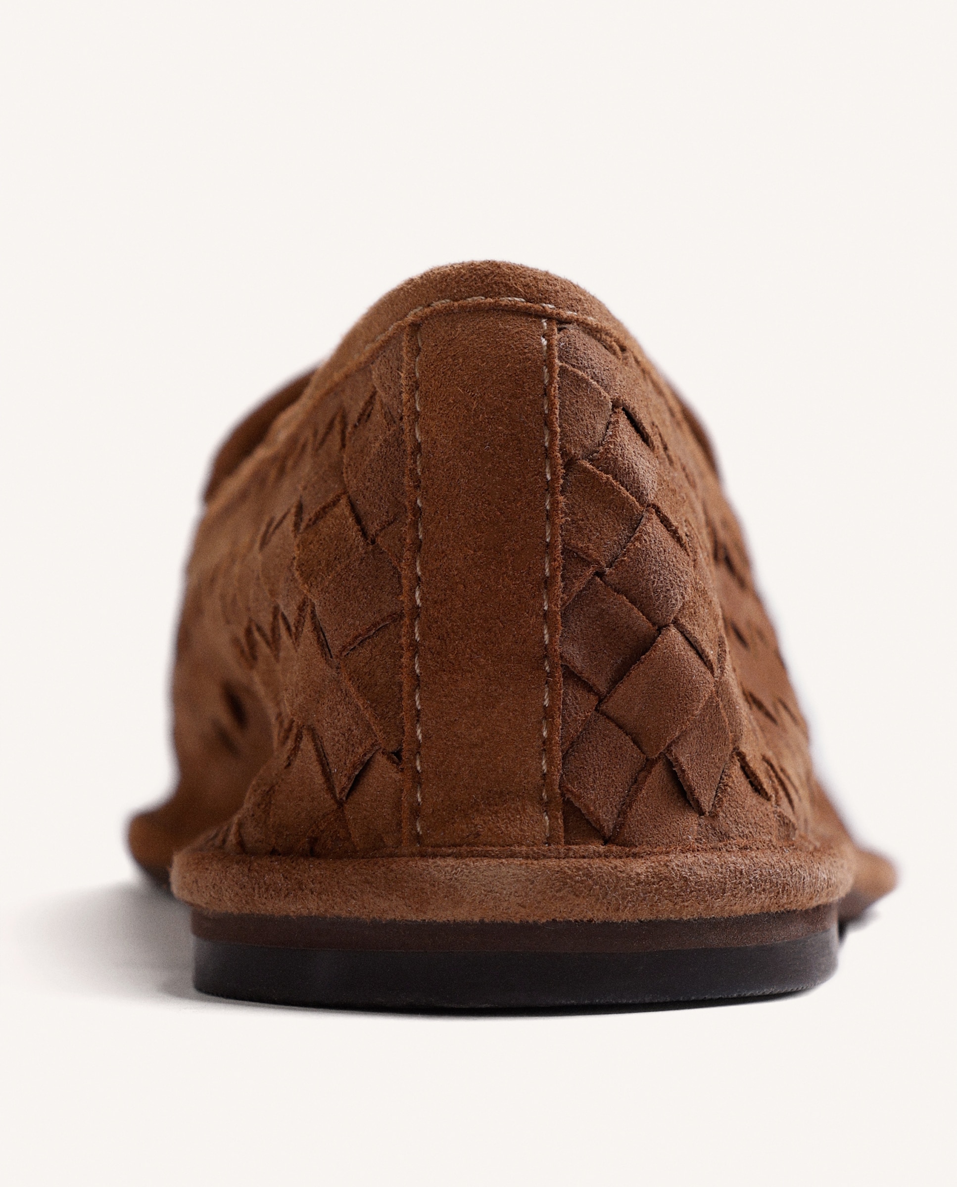 Mocassins de Pele com Entrançado Artesanal e Palmilha Acolchoada Couro-4