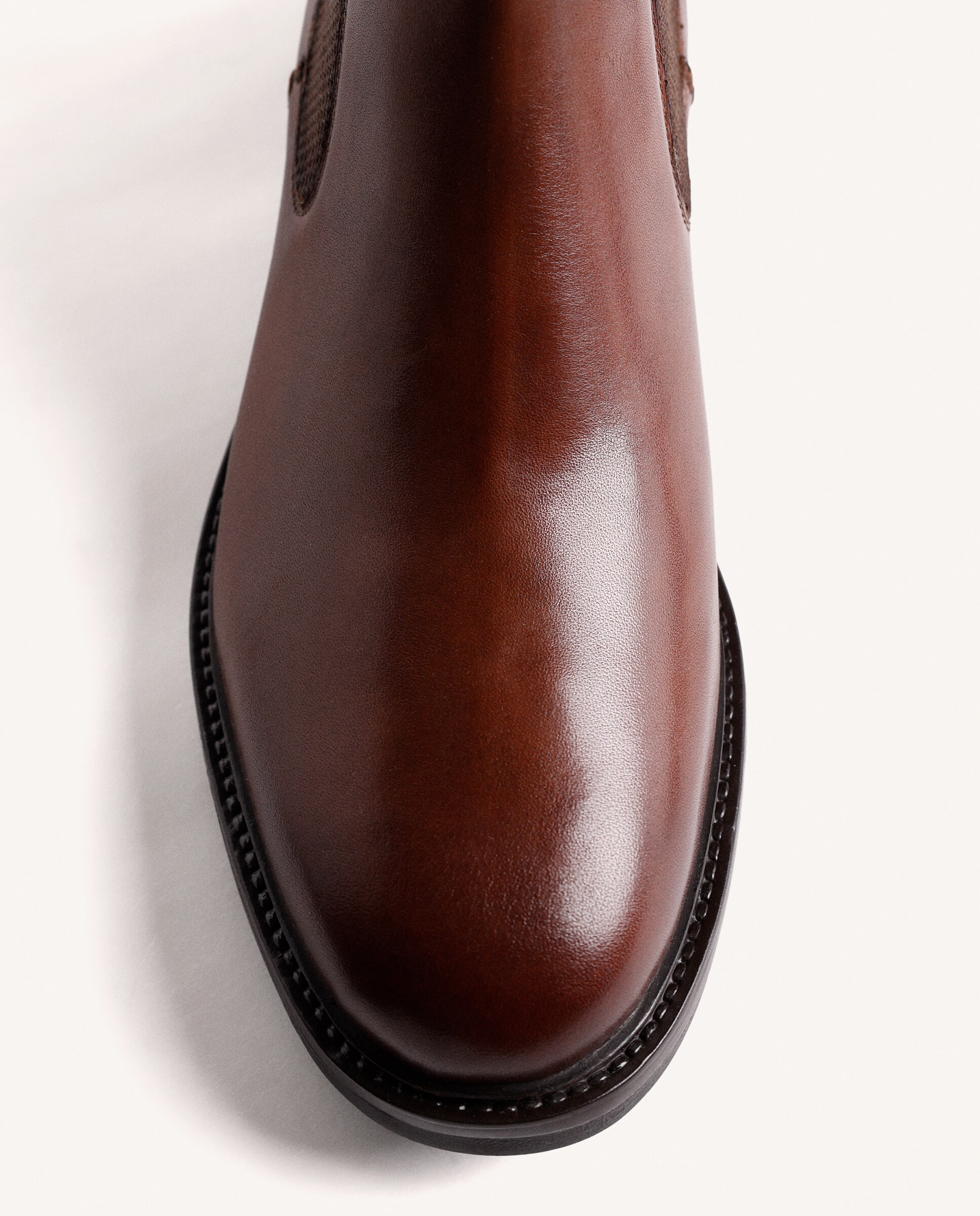Botins Estilo Chelsea de Pele Couro-3