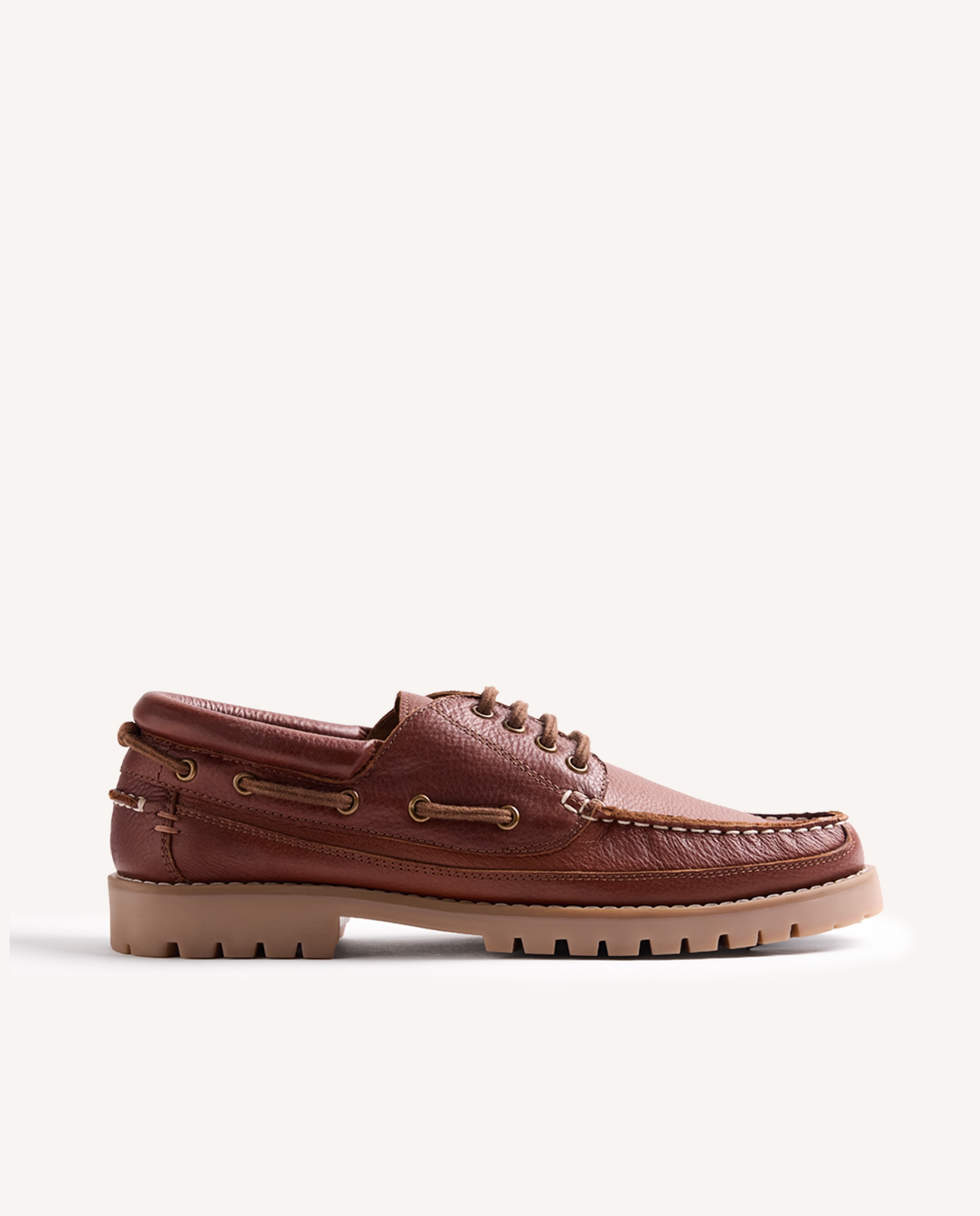 Imagem 0 de Mocassins Estilo Náuticos de Pele