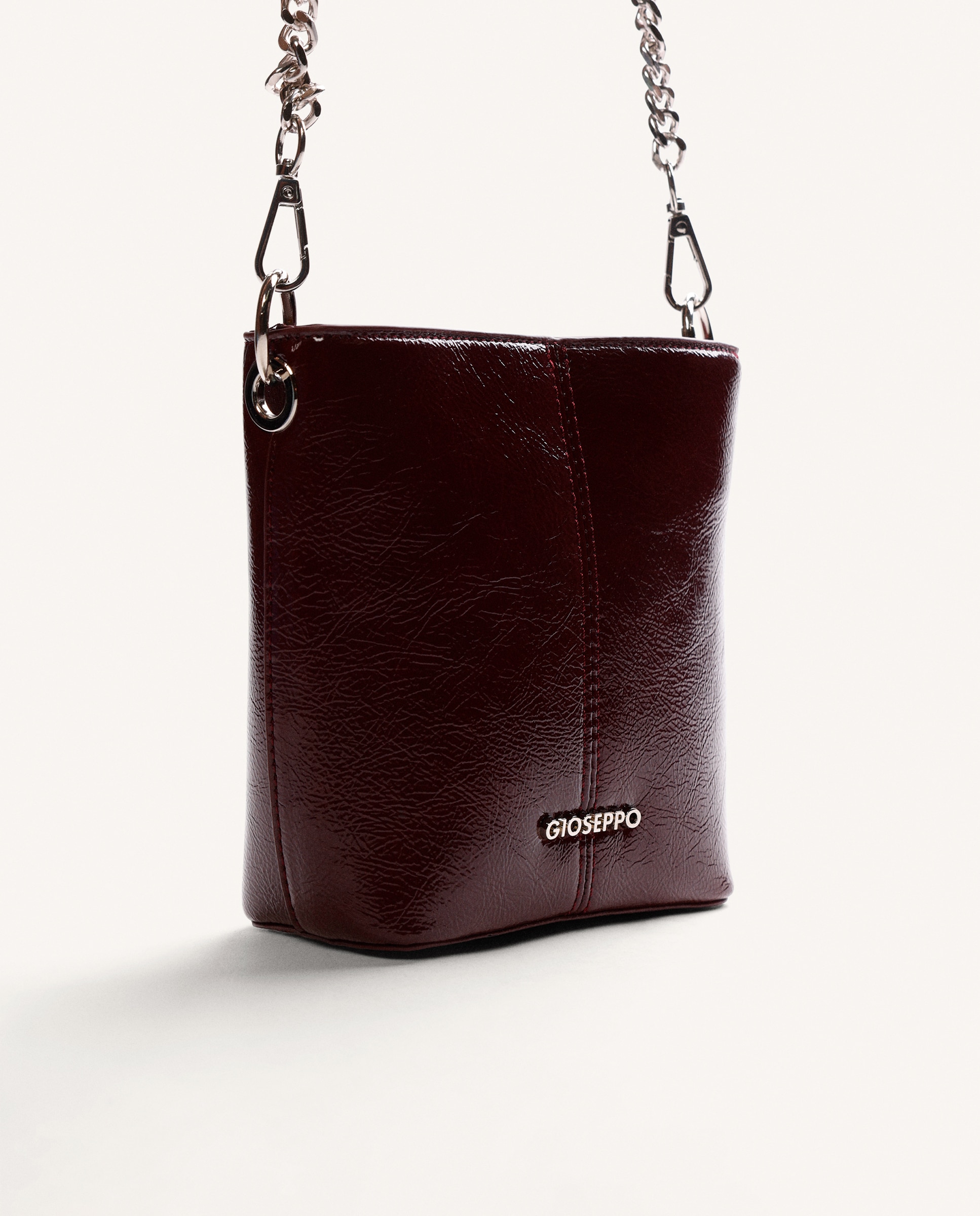 Mala Tipo Bucket com Fecho Magnético Bordeaux-2