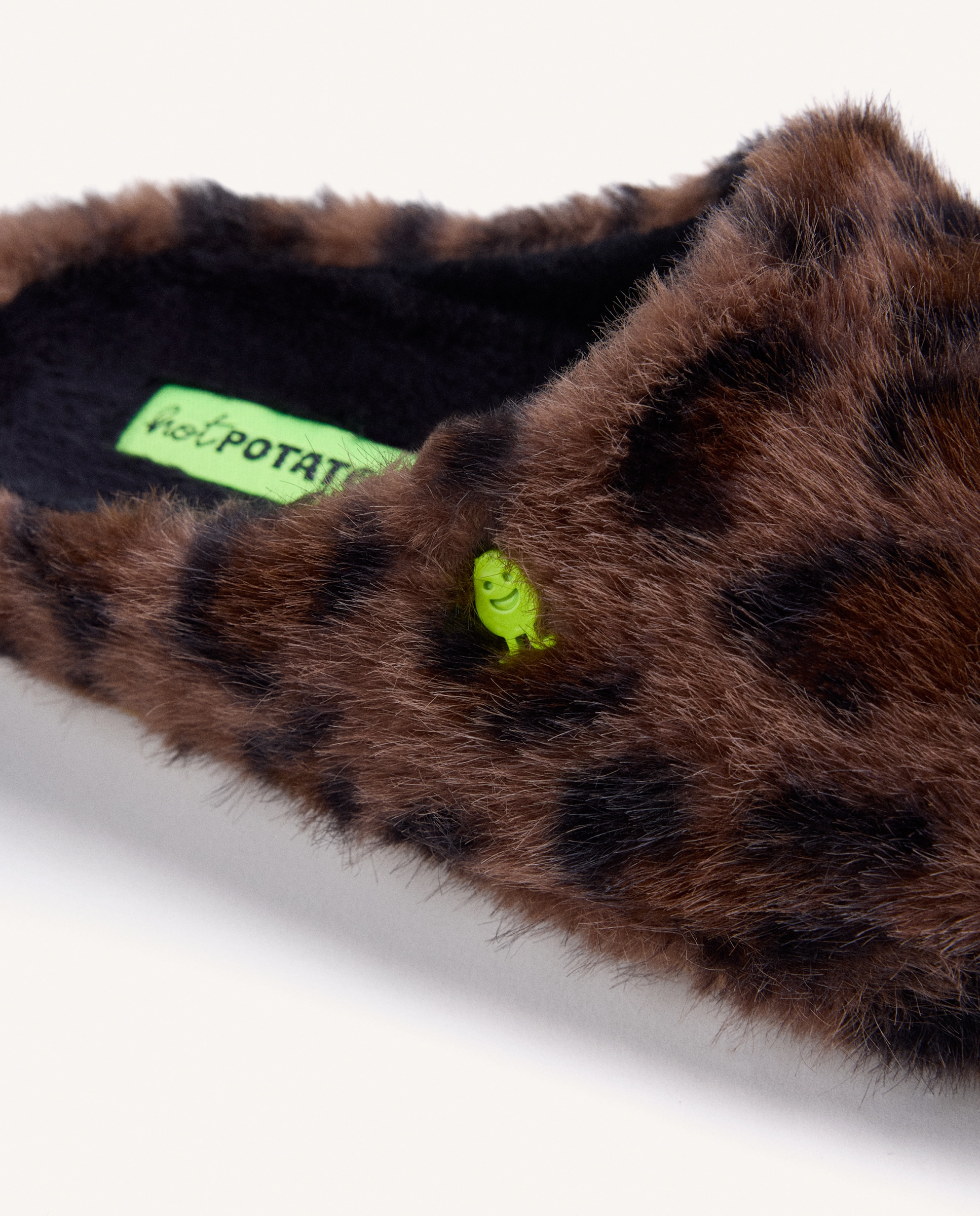 Pantufas de Pelo Estampado-4