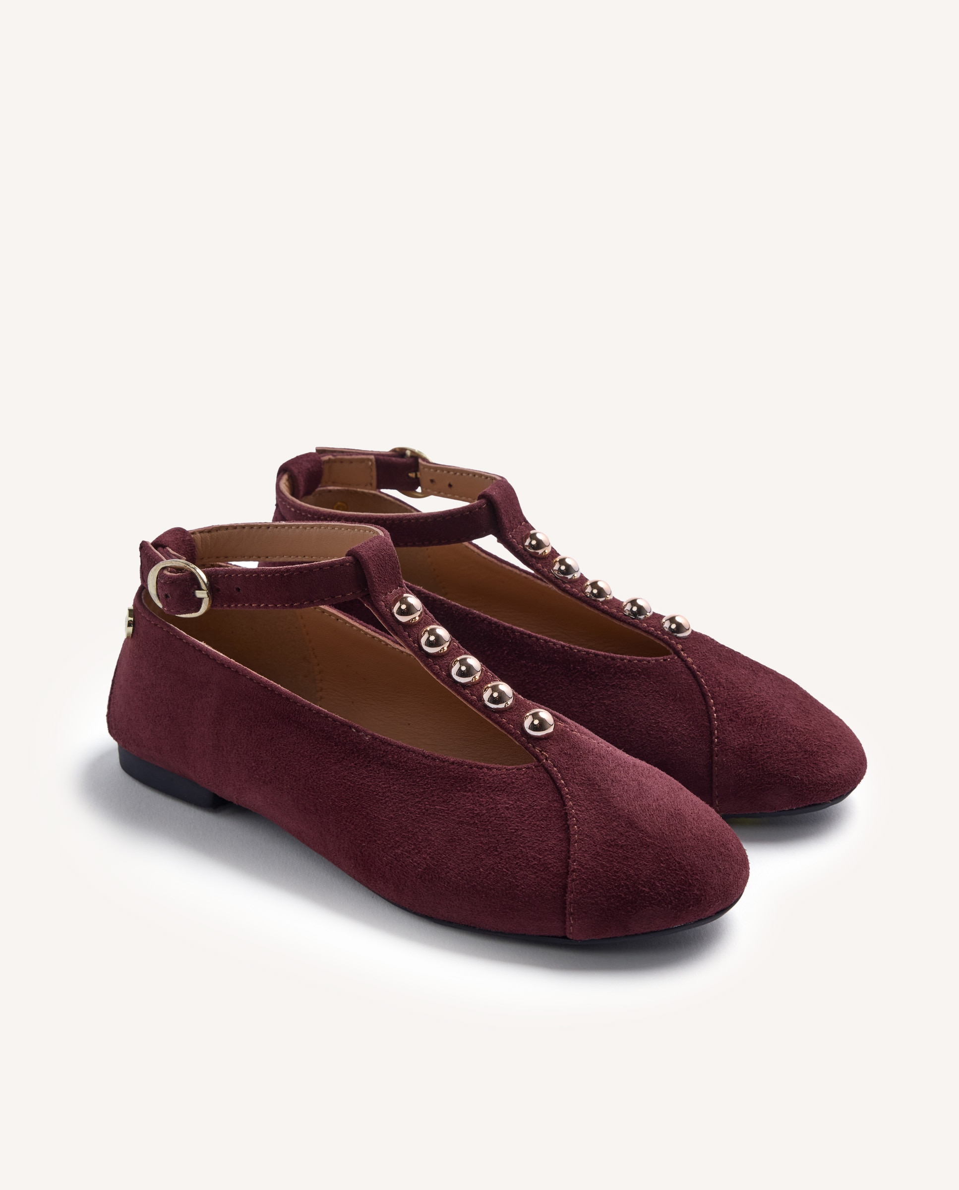 Sabrinas Infantil de Pele em Chocolate Bordeaux-2