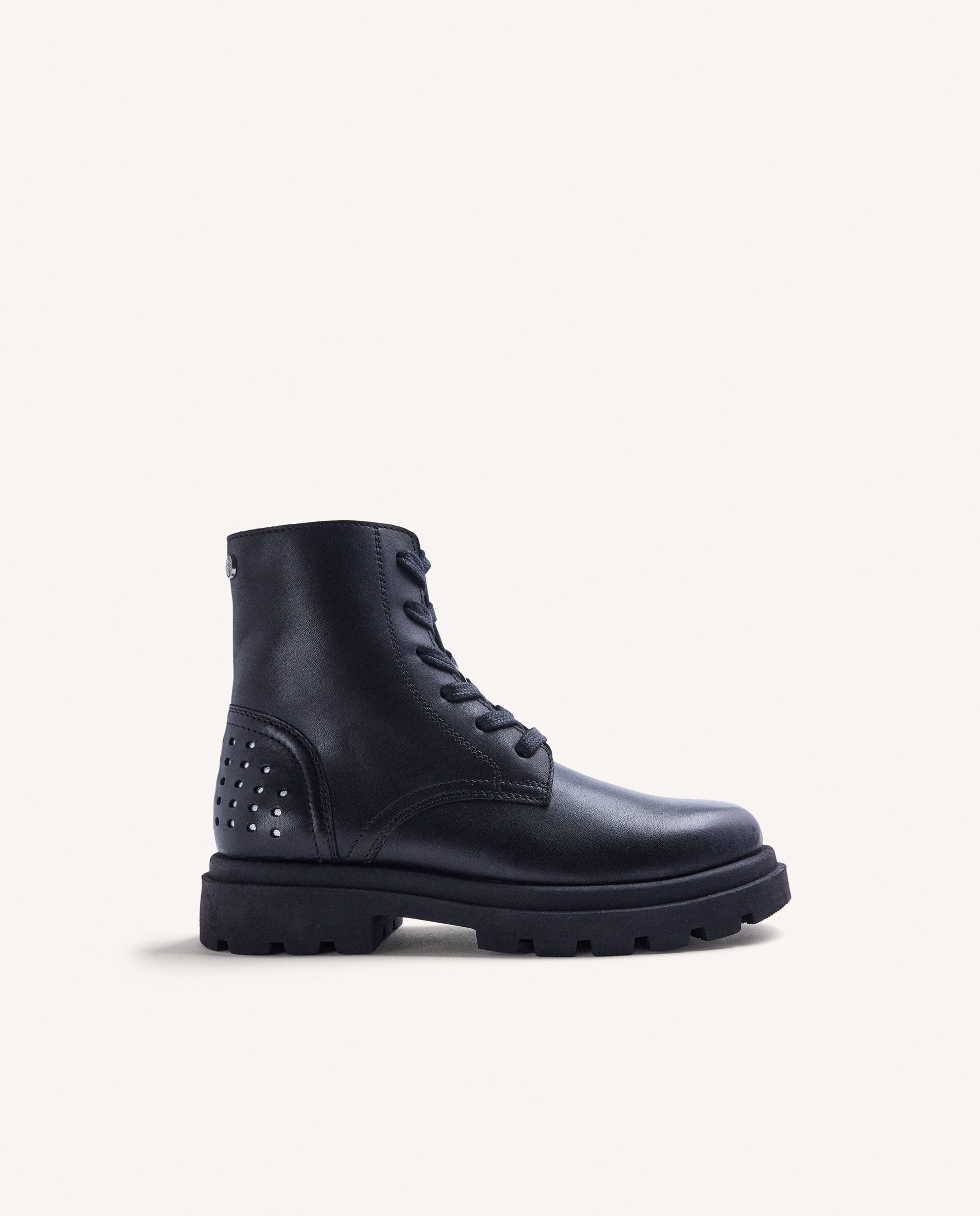 Imagem 0 de Botas Infantil de Pele em Preto